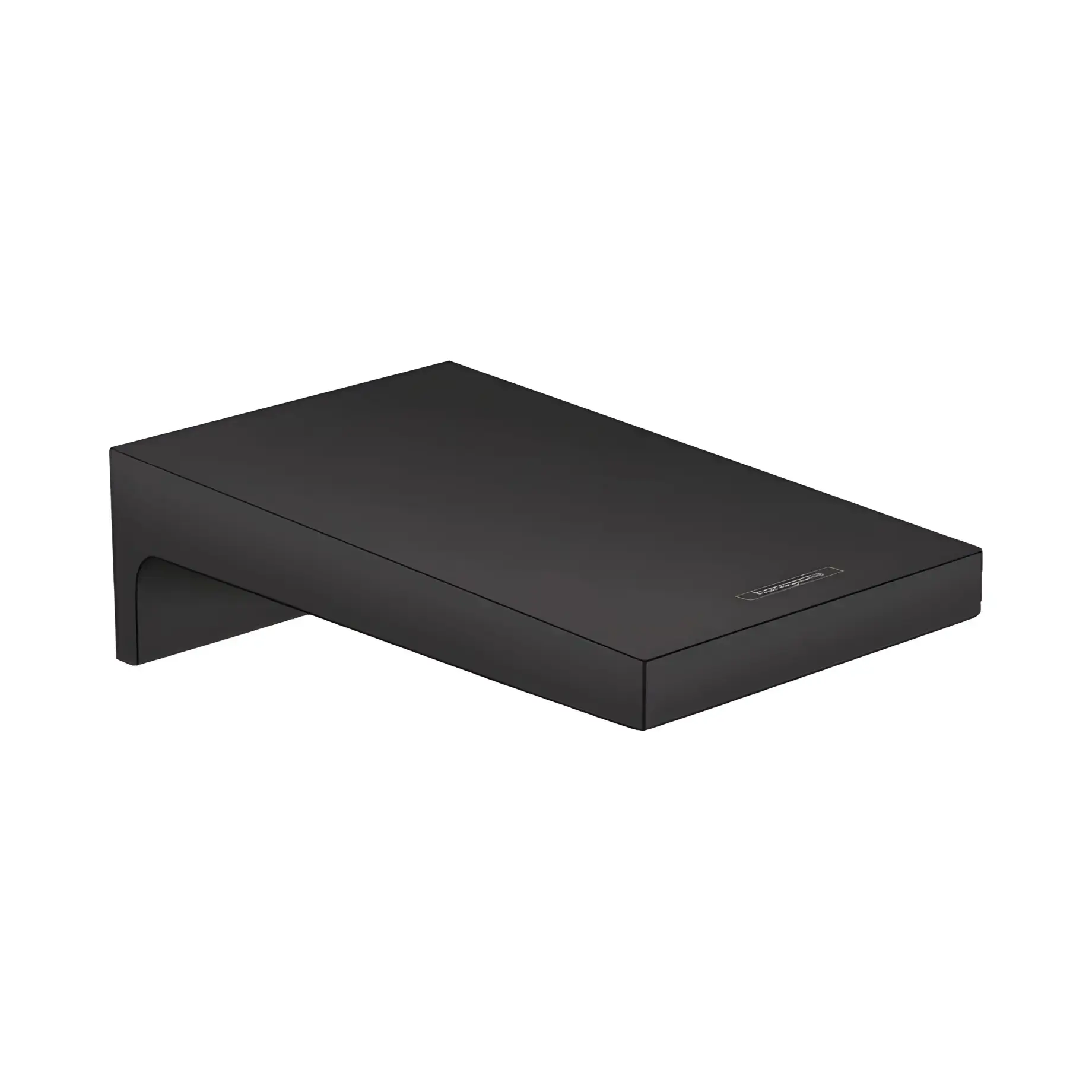 Вилив Metropol Hansgrohe 32543670 Matt Black — вид на білому тлі