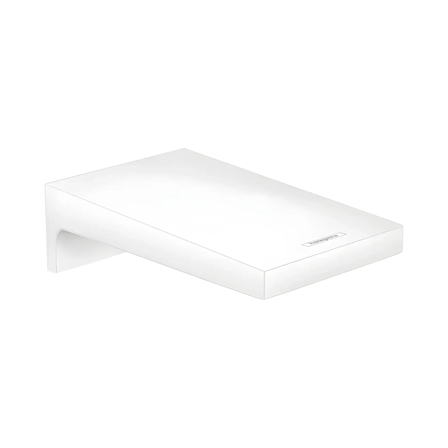 Вилив Metropol Hansgrohe 32543700 White Matt — вид на білому тлі