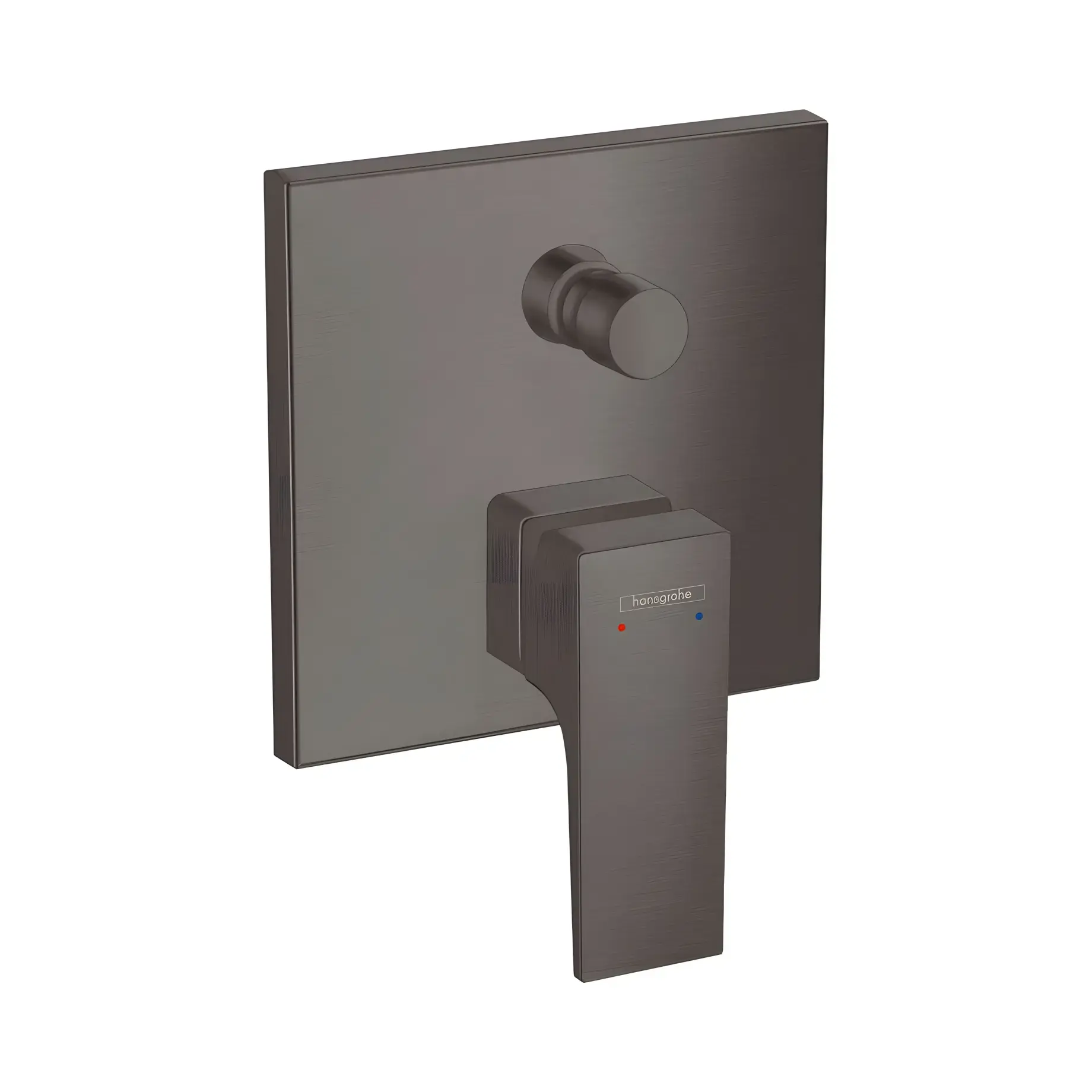 Змішувач для ванни Metropol Hansgrohe 32545340 Brushed Black Chrome — вид на білому тлі