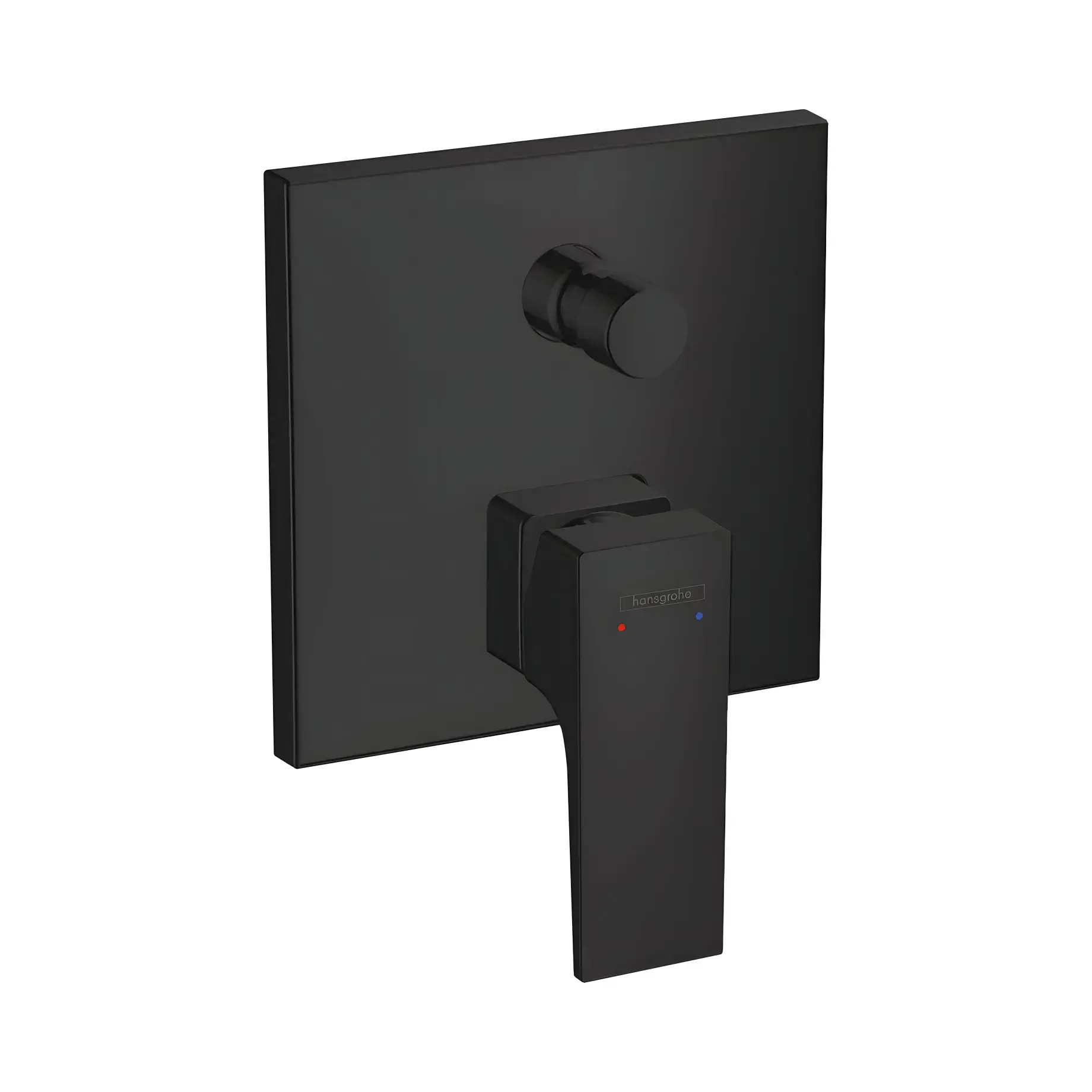 Змішувач для ванни Metropol Hansgrohe 32545670 Matt Black — вид на білому тлі