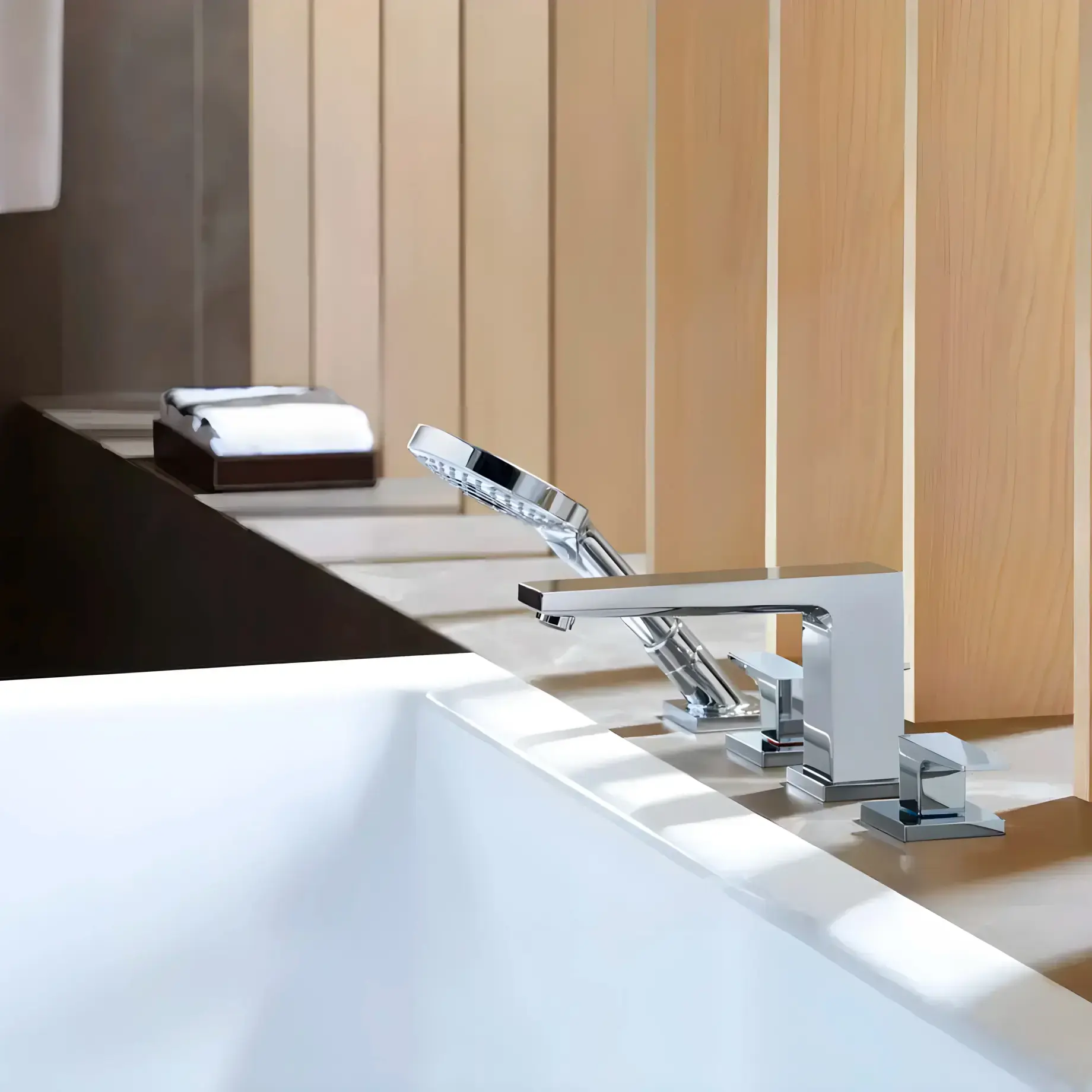 Змішувач для ванни Metropol Hansgrohe 32552000 — вид спереду
