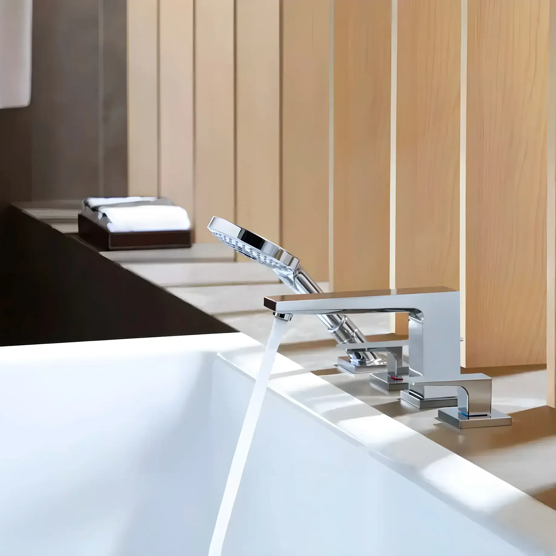 Змішувач для ванни Metropol Hansgrohe 32553000 — вид спереду
