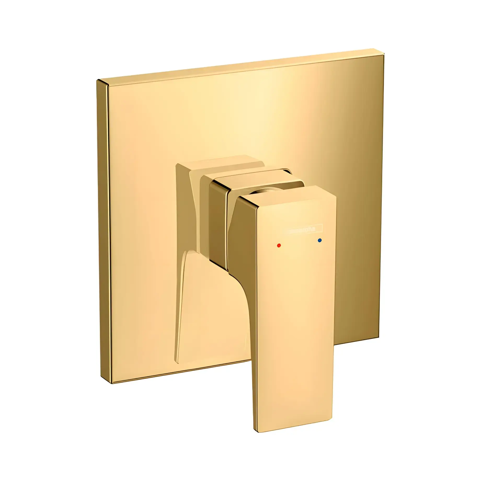Змішувач для душу Metropol Hansgrohe 32565990 Polished Gold Optic — вид на білому тлі