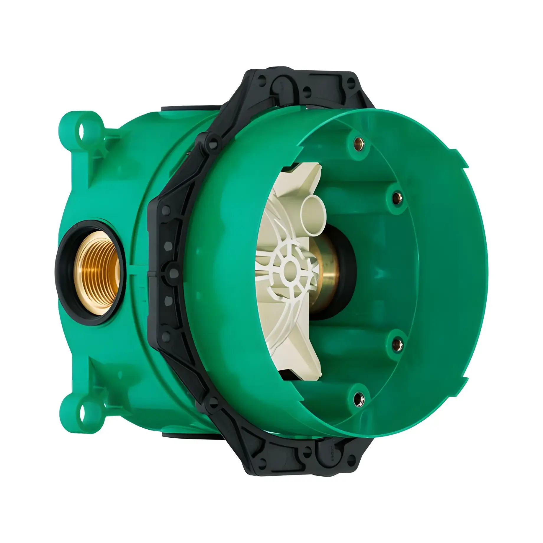 Прихована частина iBox universal Hansgrohe 01800180 — вид на білому тлі