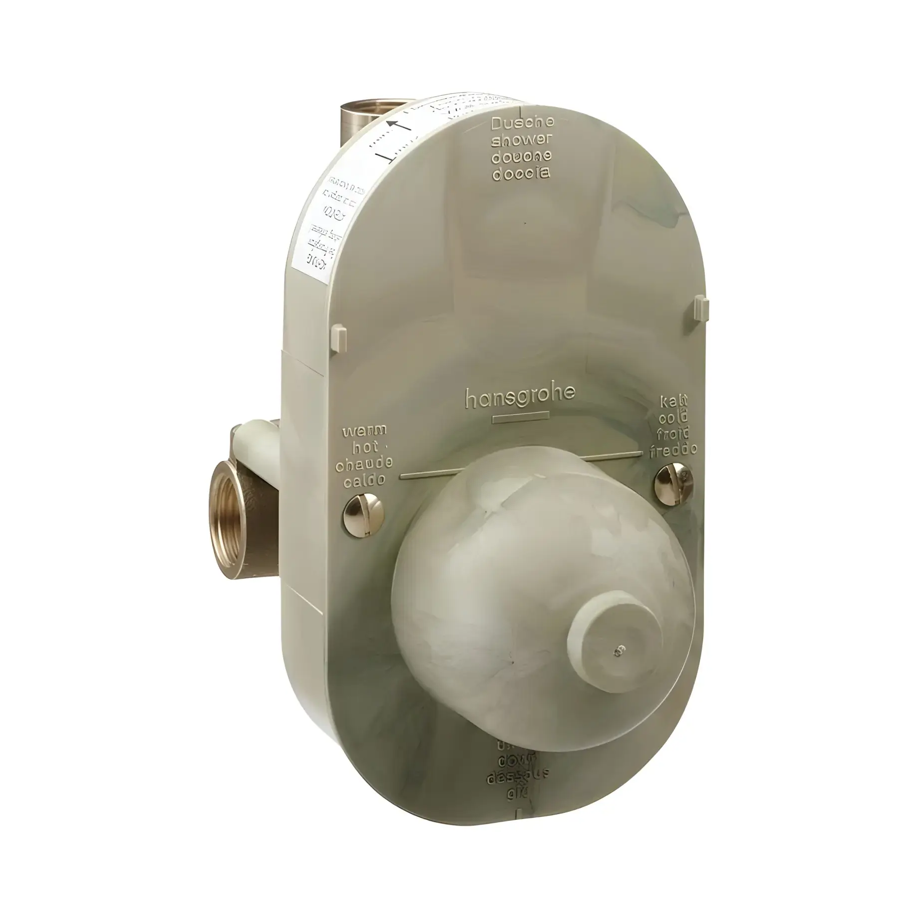 Прихована частина для змішувача Hansgrohe 31741180 — вид на білому тлі