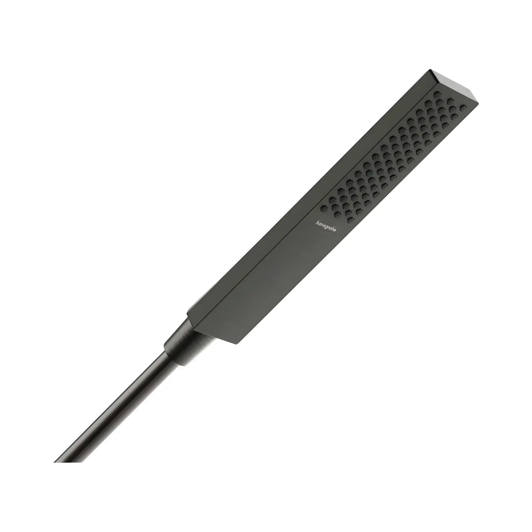 Ручний душ 1jet Pulsify E Hansgrohe 24320340 Brushed Black Chrome — вид на білому тлі