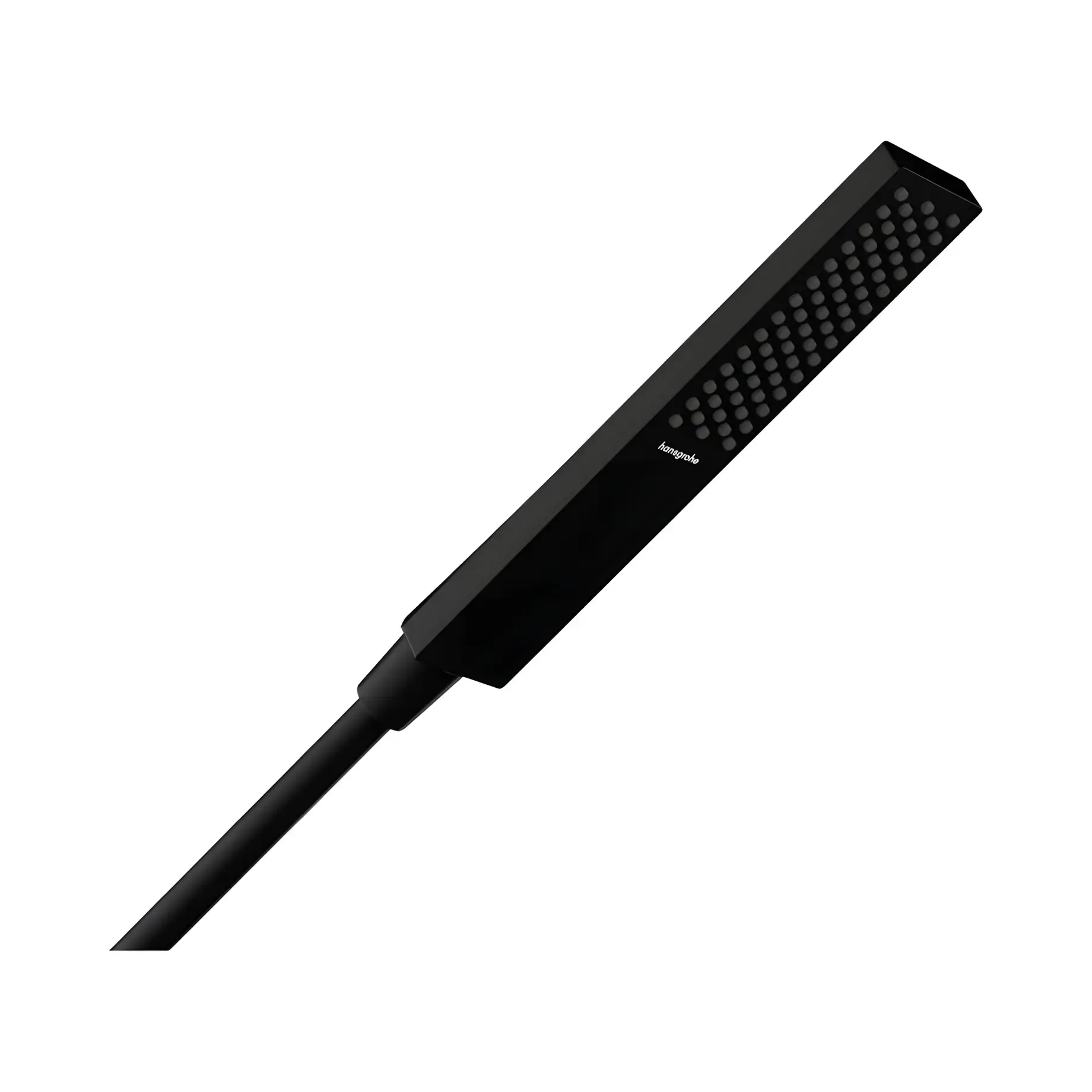 Ручний душ 1jet Pulsify E Hansgrohe 24320670 Matt Black — вид на білому тлі