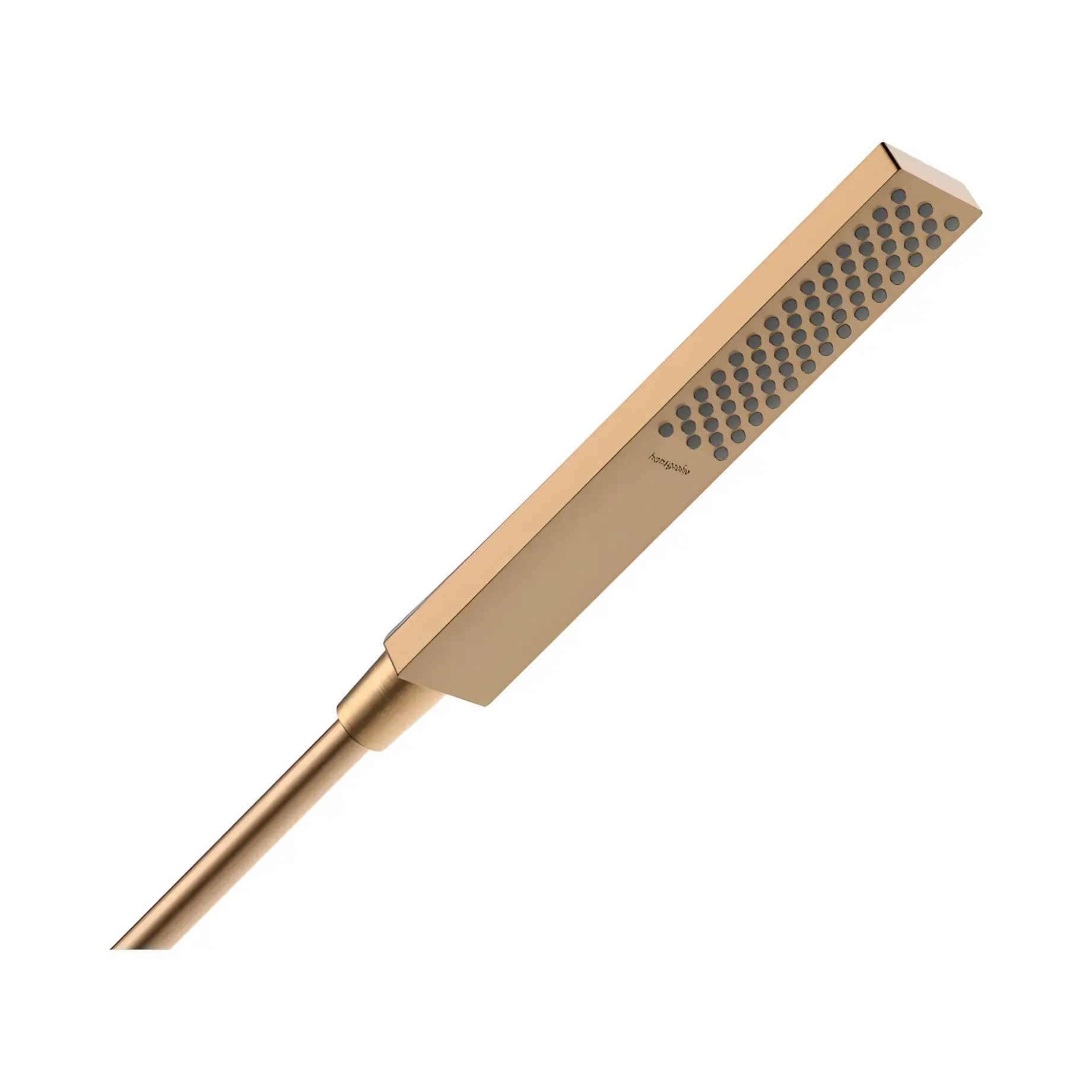 Ручний душ 1jet Pulsify E Hansgrohe 24321140 Brushed Bronze — вид на білому тлі