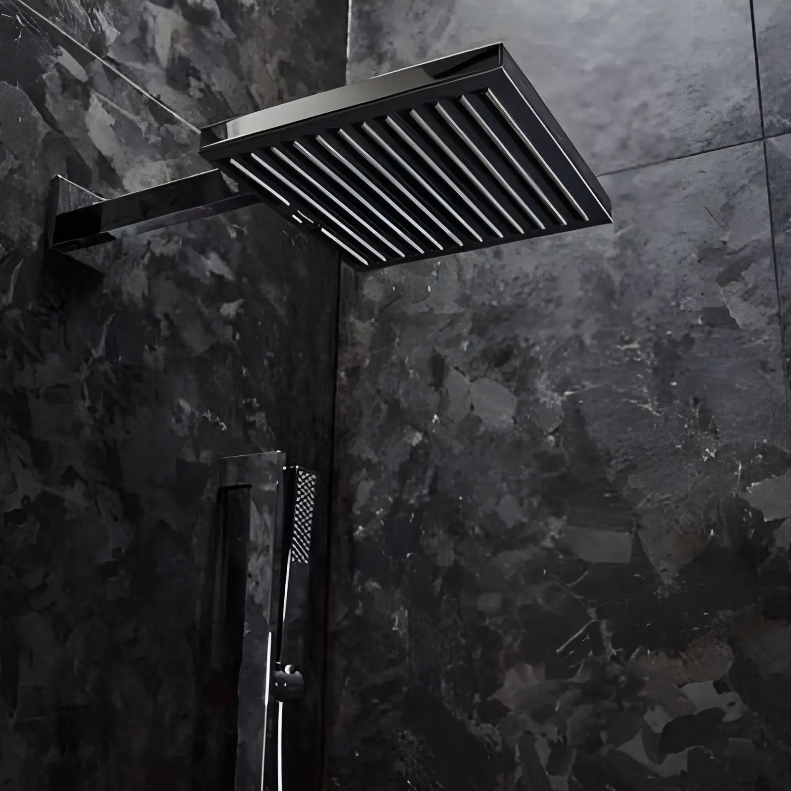 Верхній душ 1jet Pulsify E Hansgrohe 24330000 Chrome — бічний ракурс