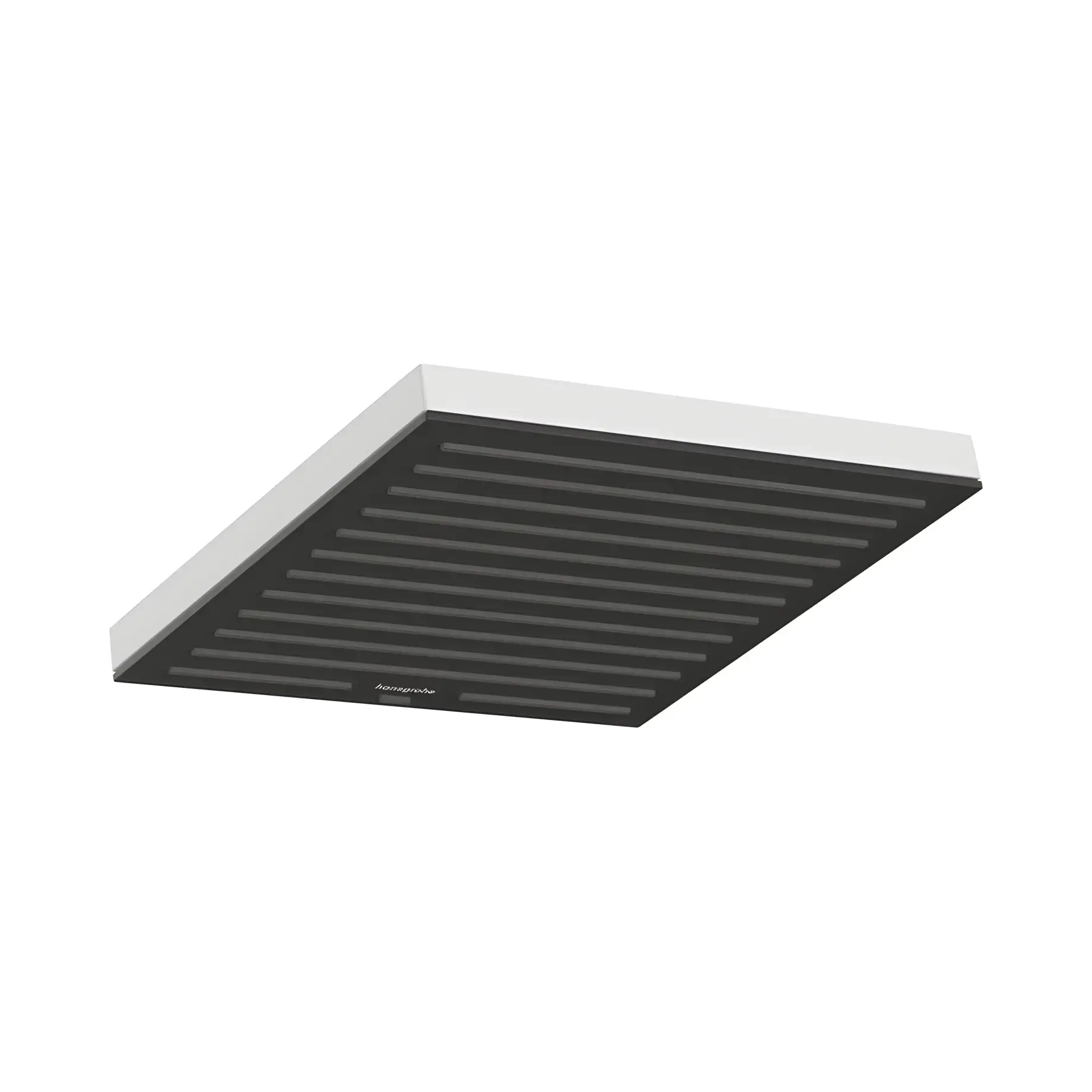 Верхній душ 1jet Pulsify E Hansgrohe 24330700 White Matt 26 х 26 см — вид на білому тлі