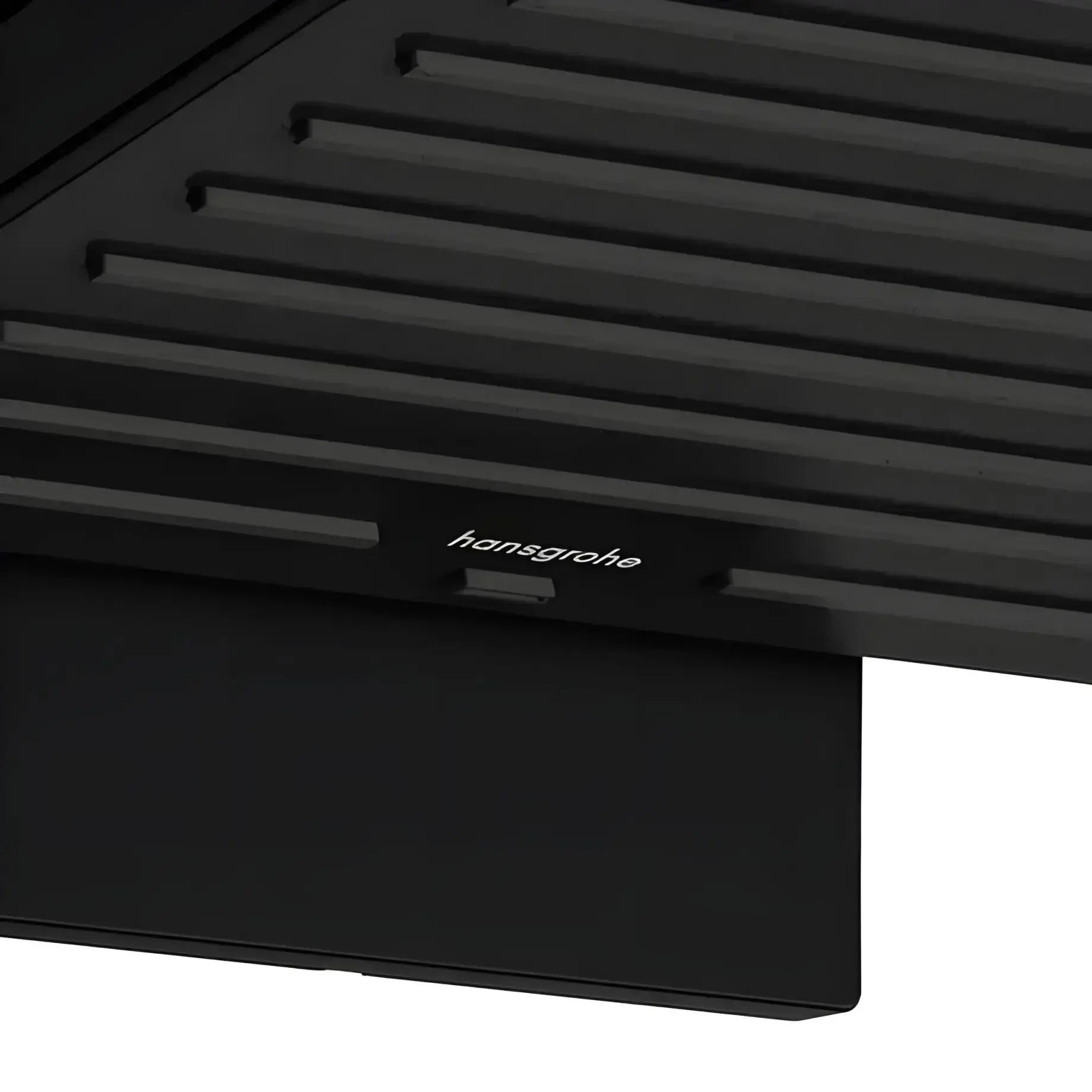 Верхній душ 2jet Pulsify E Hansgrohe 24350670 Matt Black — вид спереду
