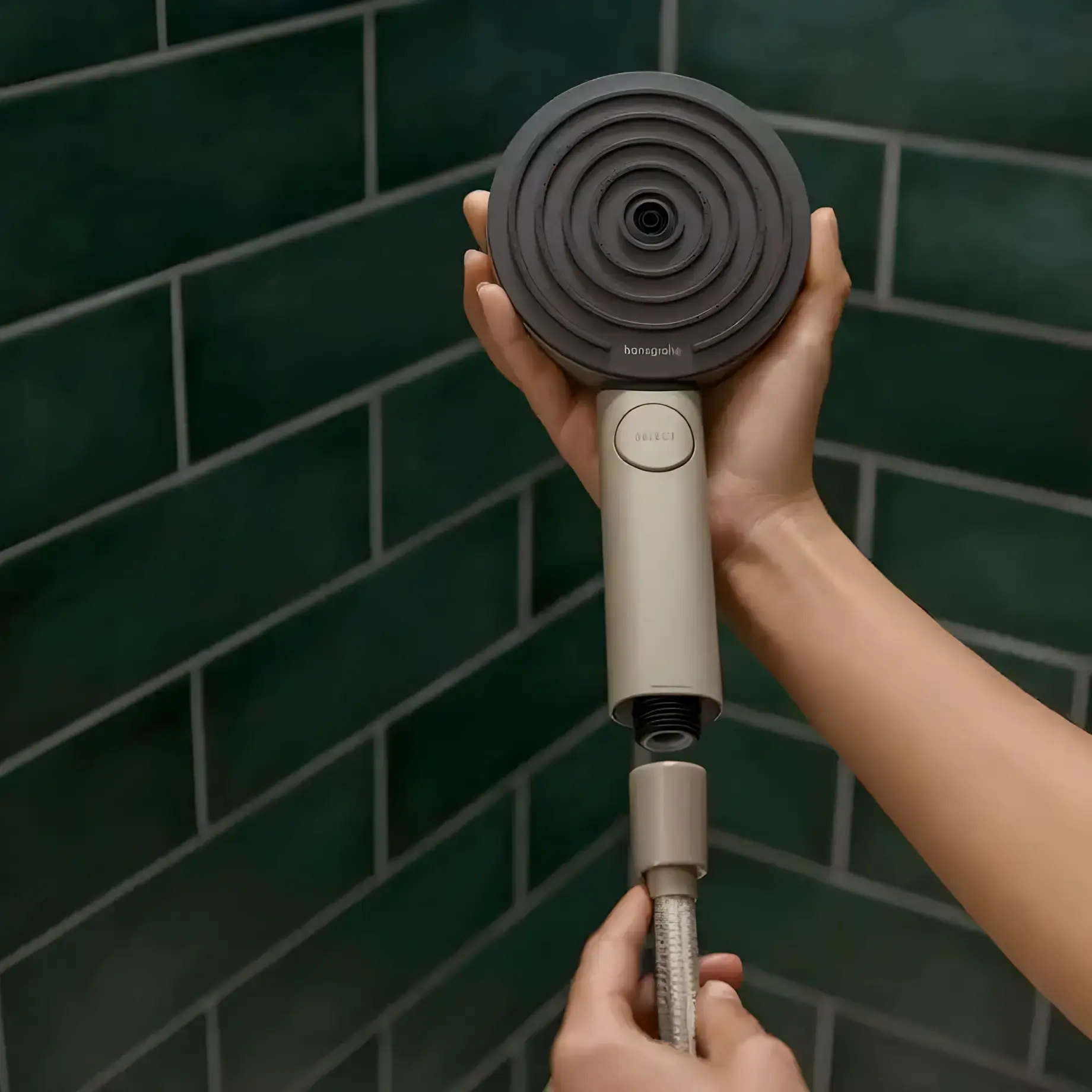 Ручний душ 3jet Pulsify Planet Edition Hansgrohe 26077210 — вид згори