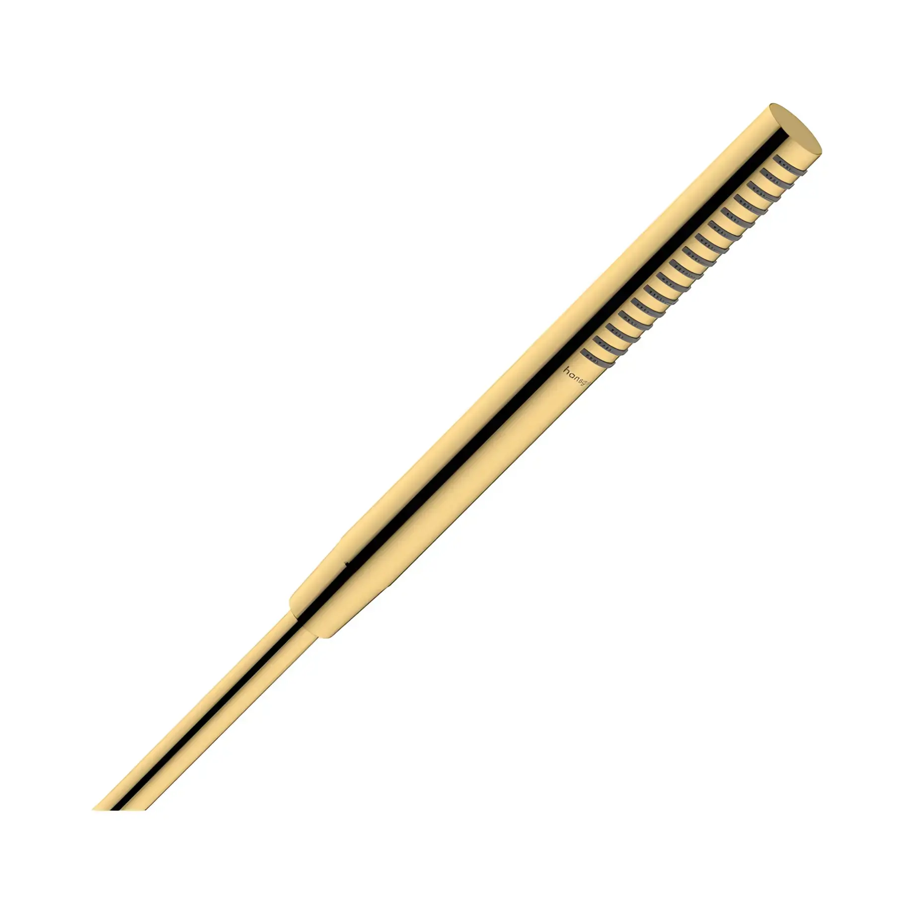 Ручний душ 1jet Pulsify S Hansgrohe 24126990 Polished Gold Optic — вид на білому тлі