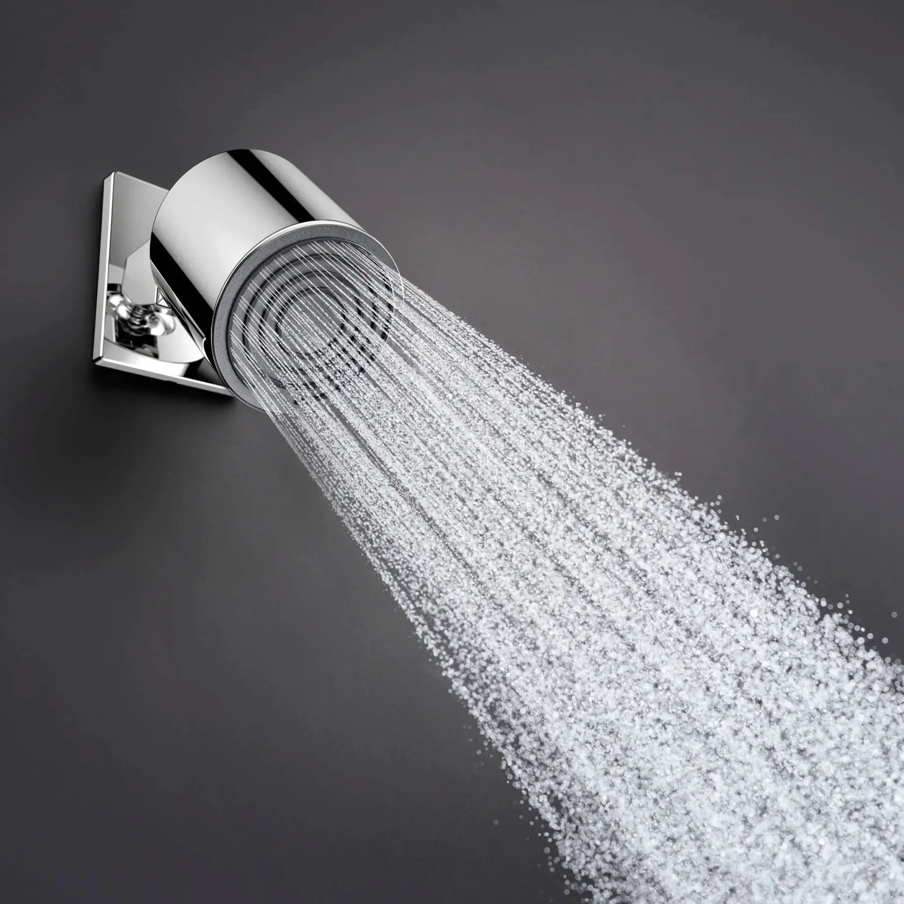 Верхній душ 1jet Pulsify S Hansgrohe 24132000 Chrome — вид спереду