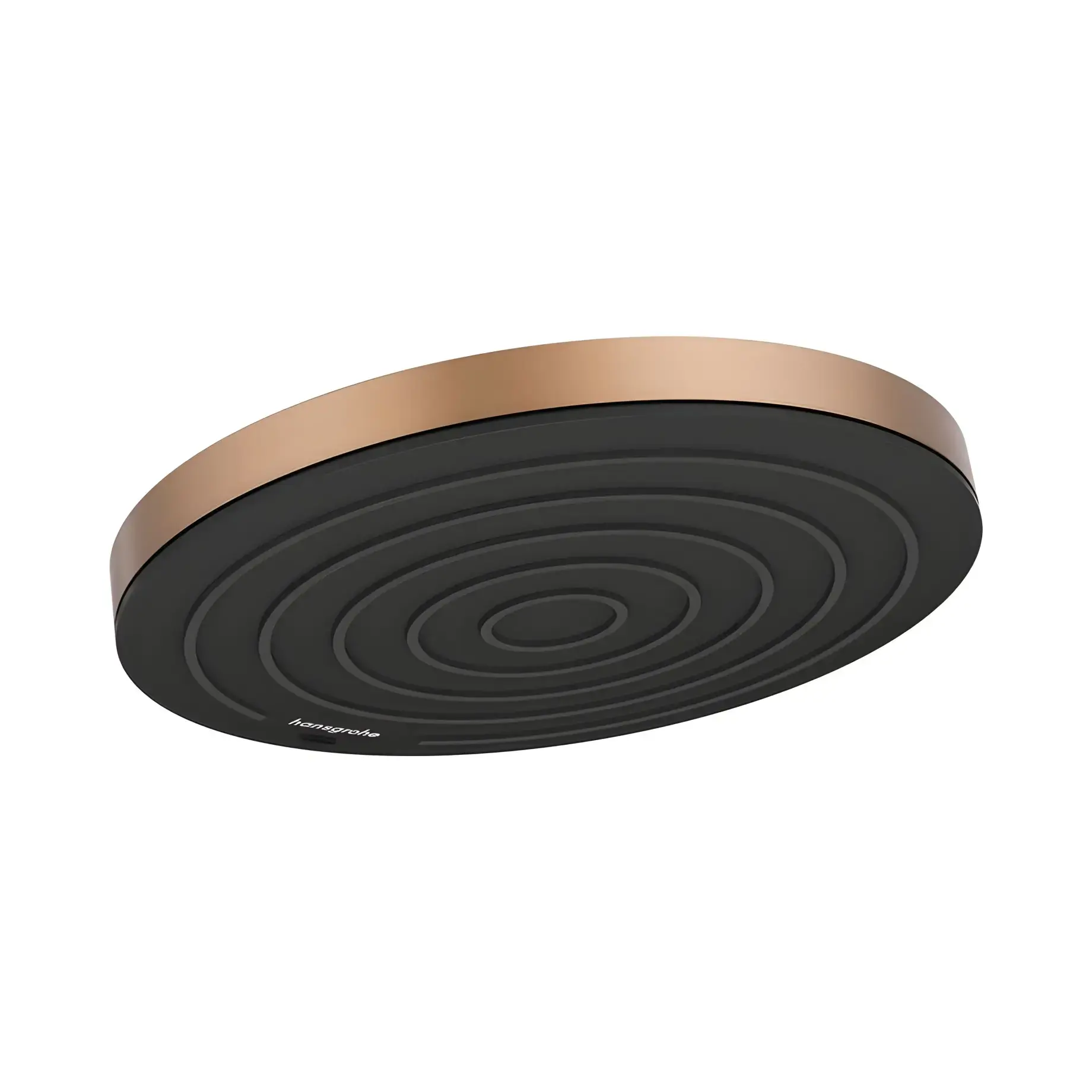 Верхній душ 1jet Pulsify S Hansgrohe 24140140 Brushed Bronze — вид на білому тлі