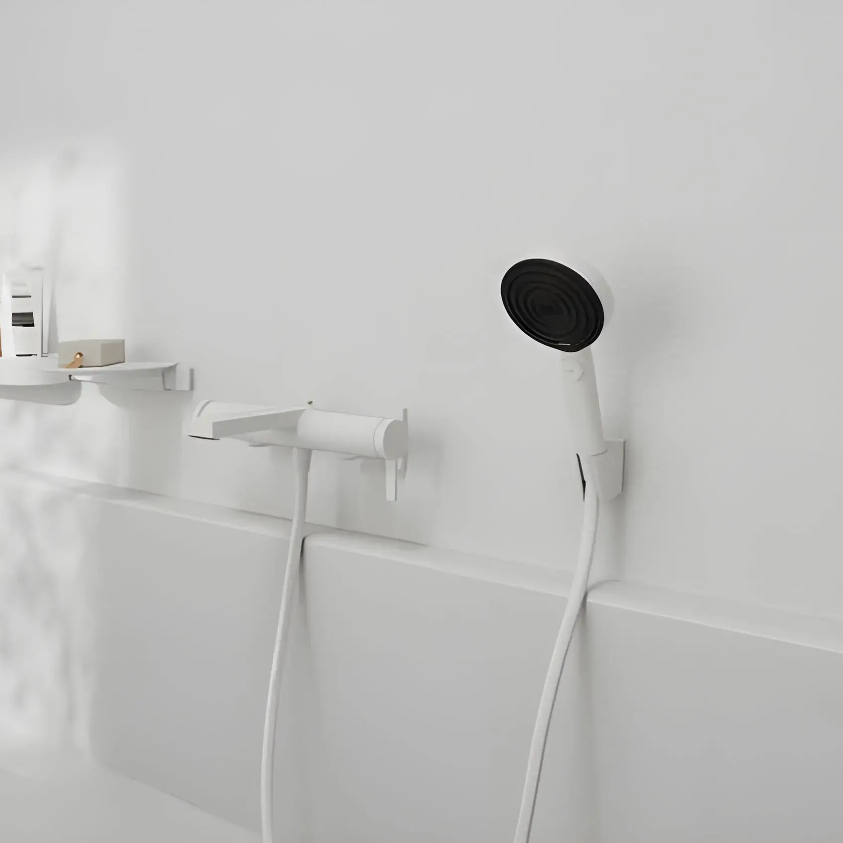Ручний душ 3jet Pulsify Select S Hansgrohe 24111700 White Matt — вид спереду