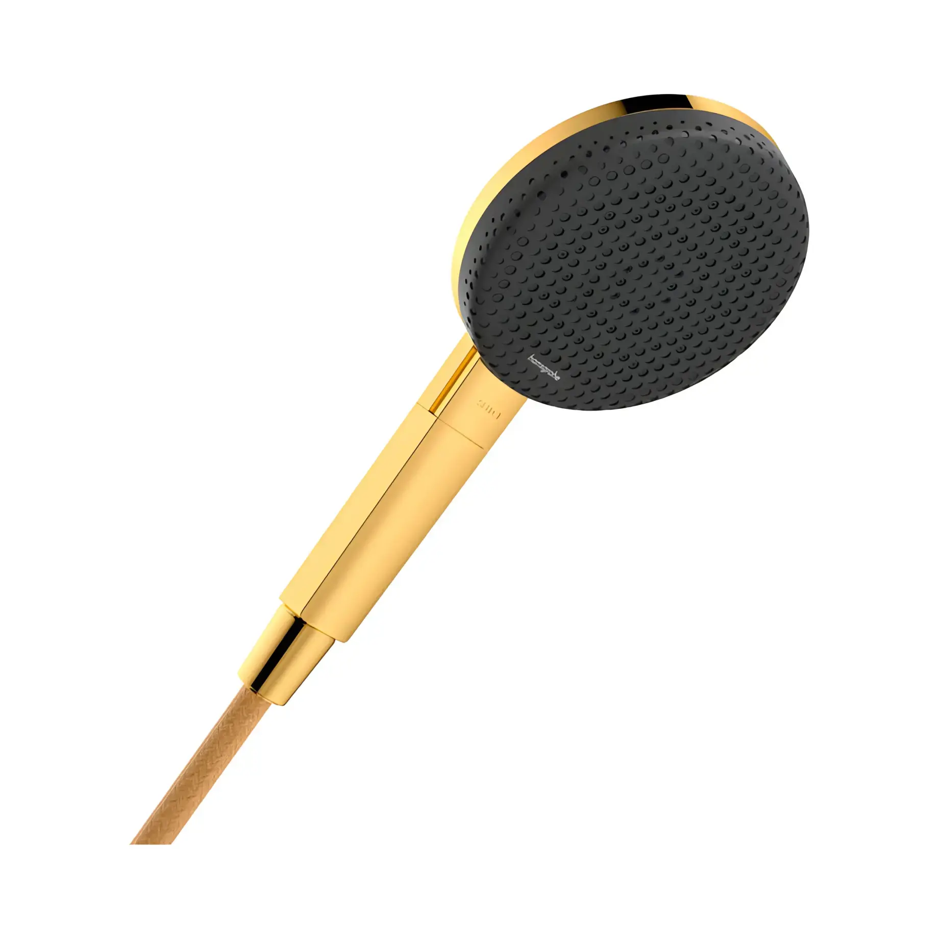 Ручний душ 3jet Raindance Alive Select S Hansgrohe 24511990 Polished Gold Optic — вид на білому тлі