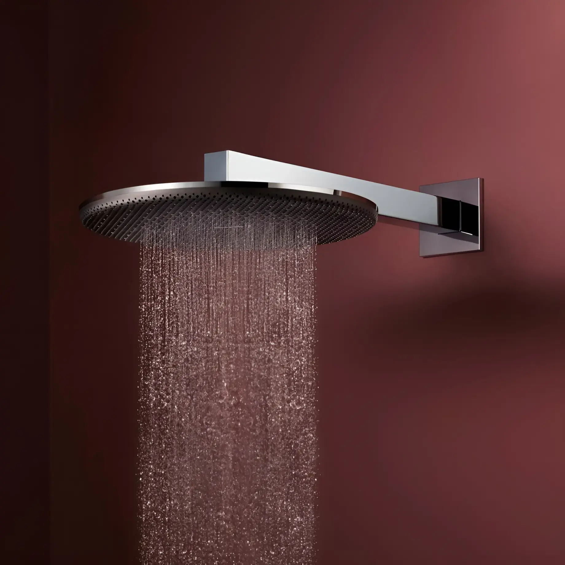 Верхній душ 1jet Raindance Alive S Hansgrohe 24520000 Chrome — бічний ракурс