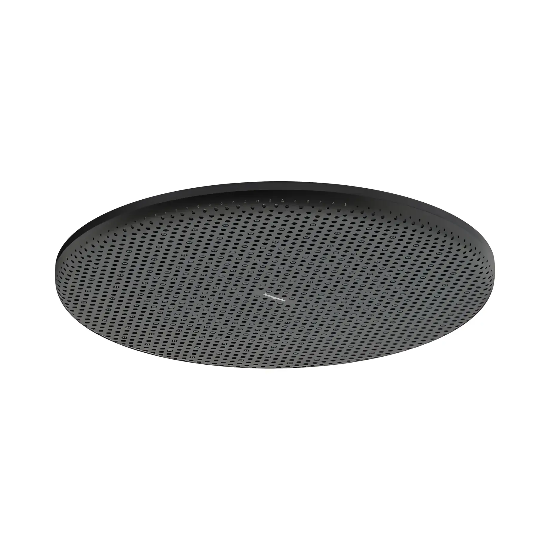 Верхній душ 1jet Raindance Alive S Hansgrohe 24520670 Black Matt — вид на білому тлі