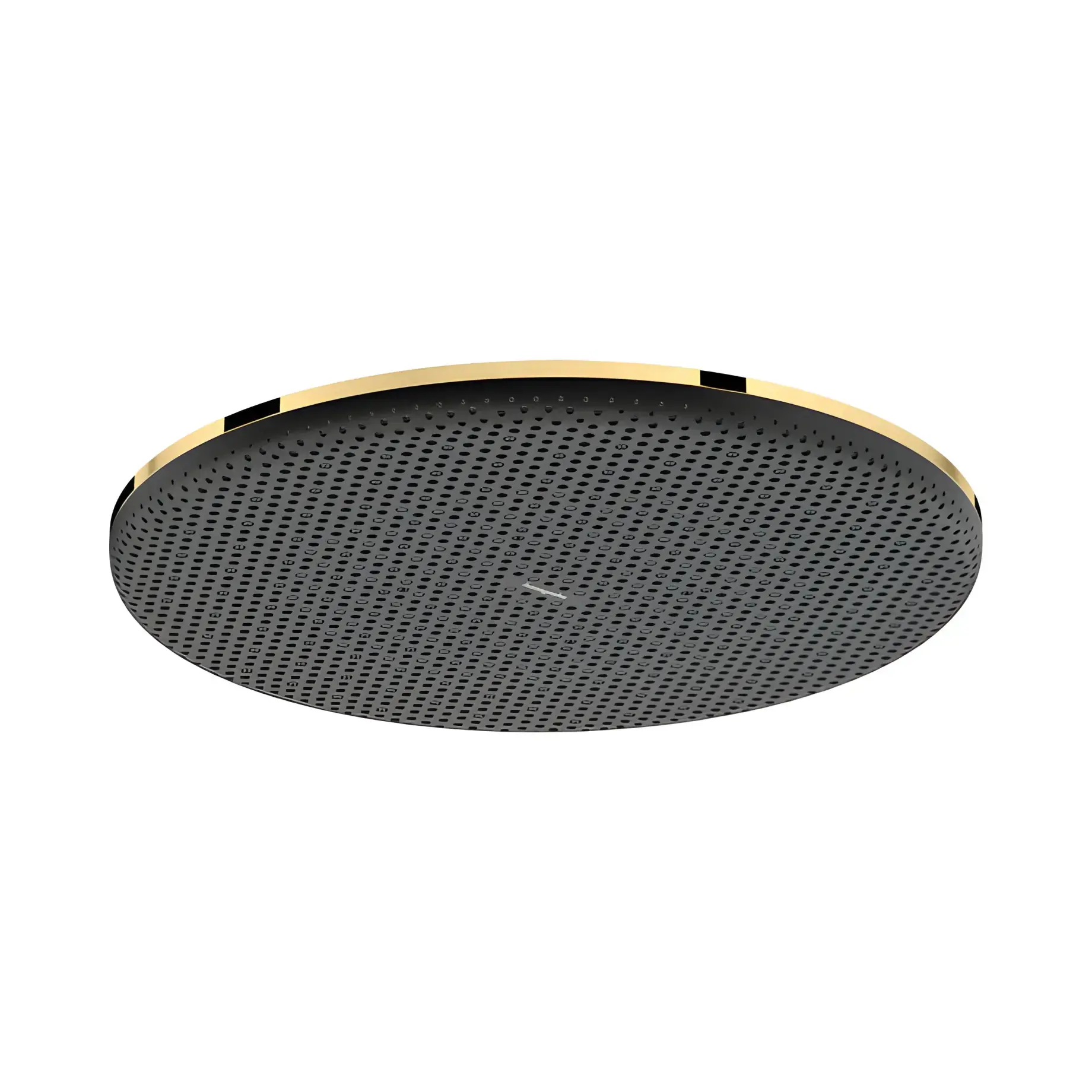 Верхній душ 1jet Raindance Alive S Hansgrohe 24520990 Polished Gold Optic — вид на білому тлі