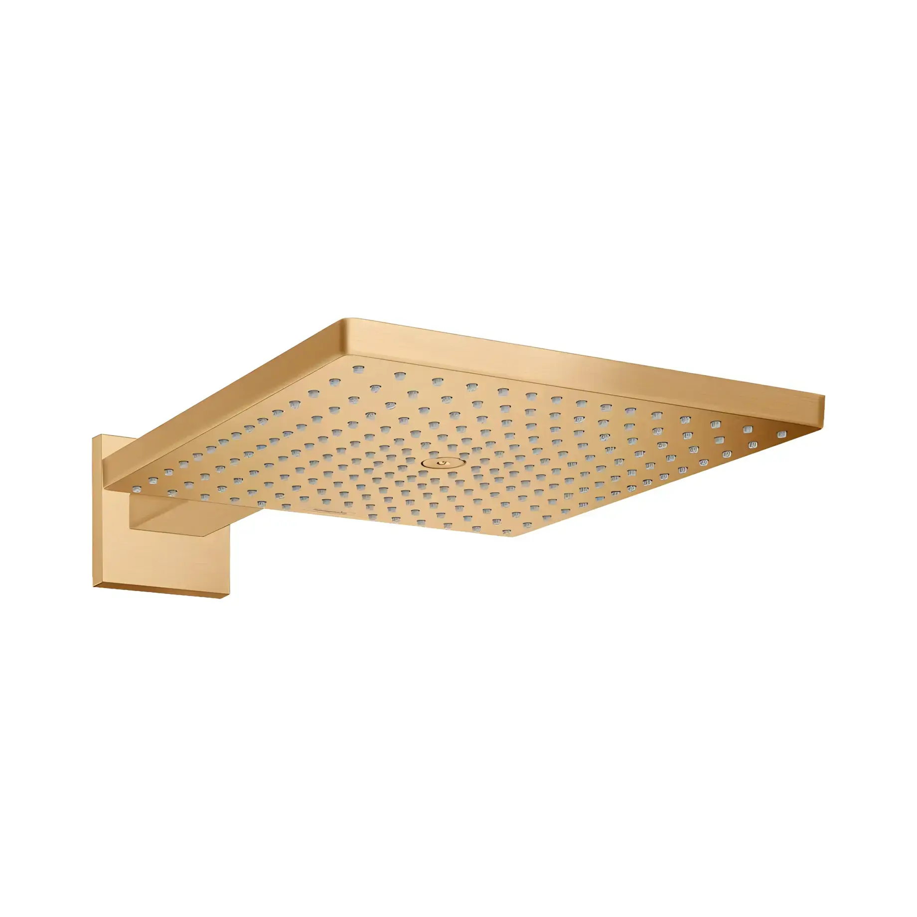 Верхній душ 1jet Raindance E Hansgrohe 26238140 Brushed Bronze — вид на білому тлі