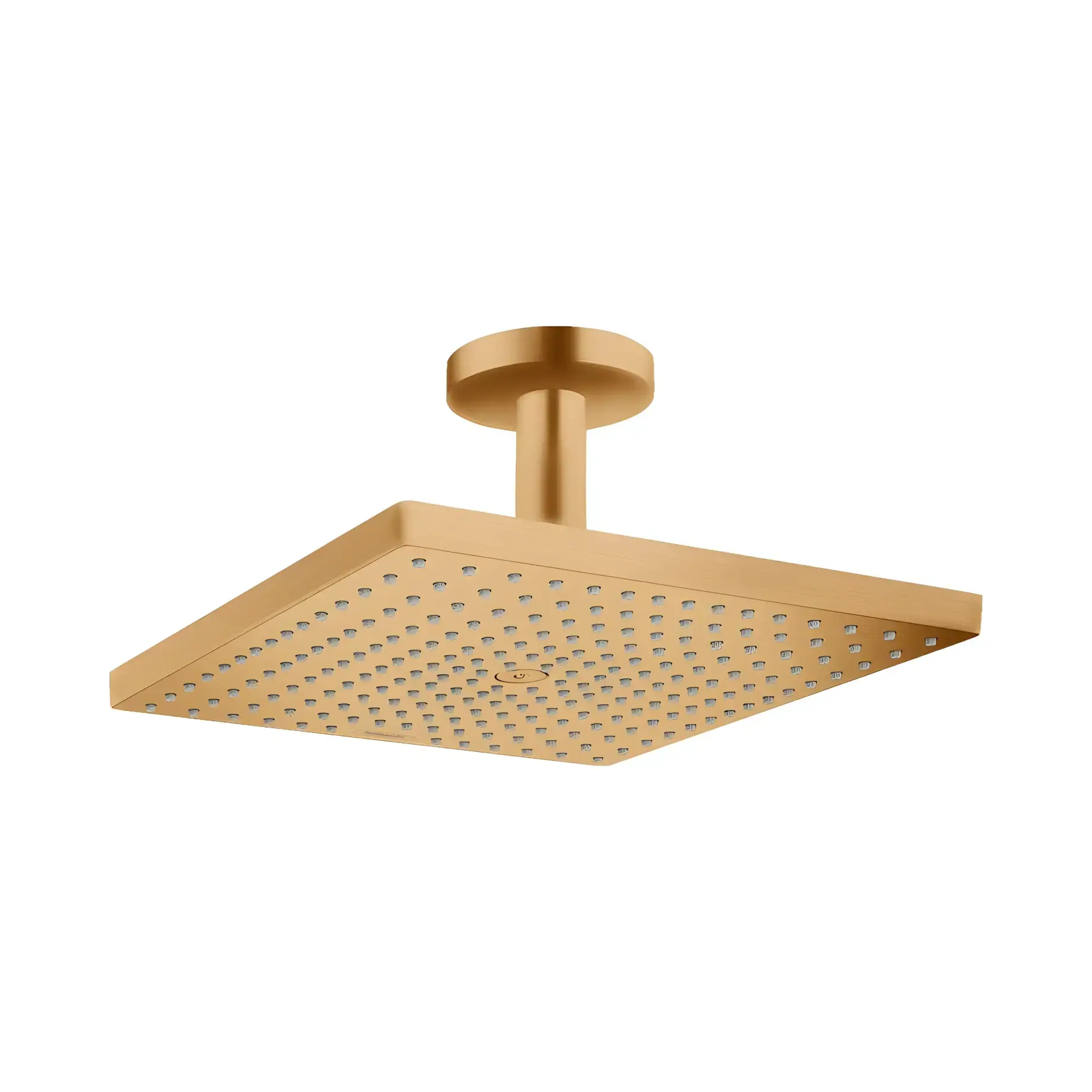 Верхній душ 1jet Raindance E Hansgrohe 26250140 Brushed Bronze — вид на білому тлі
