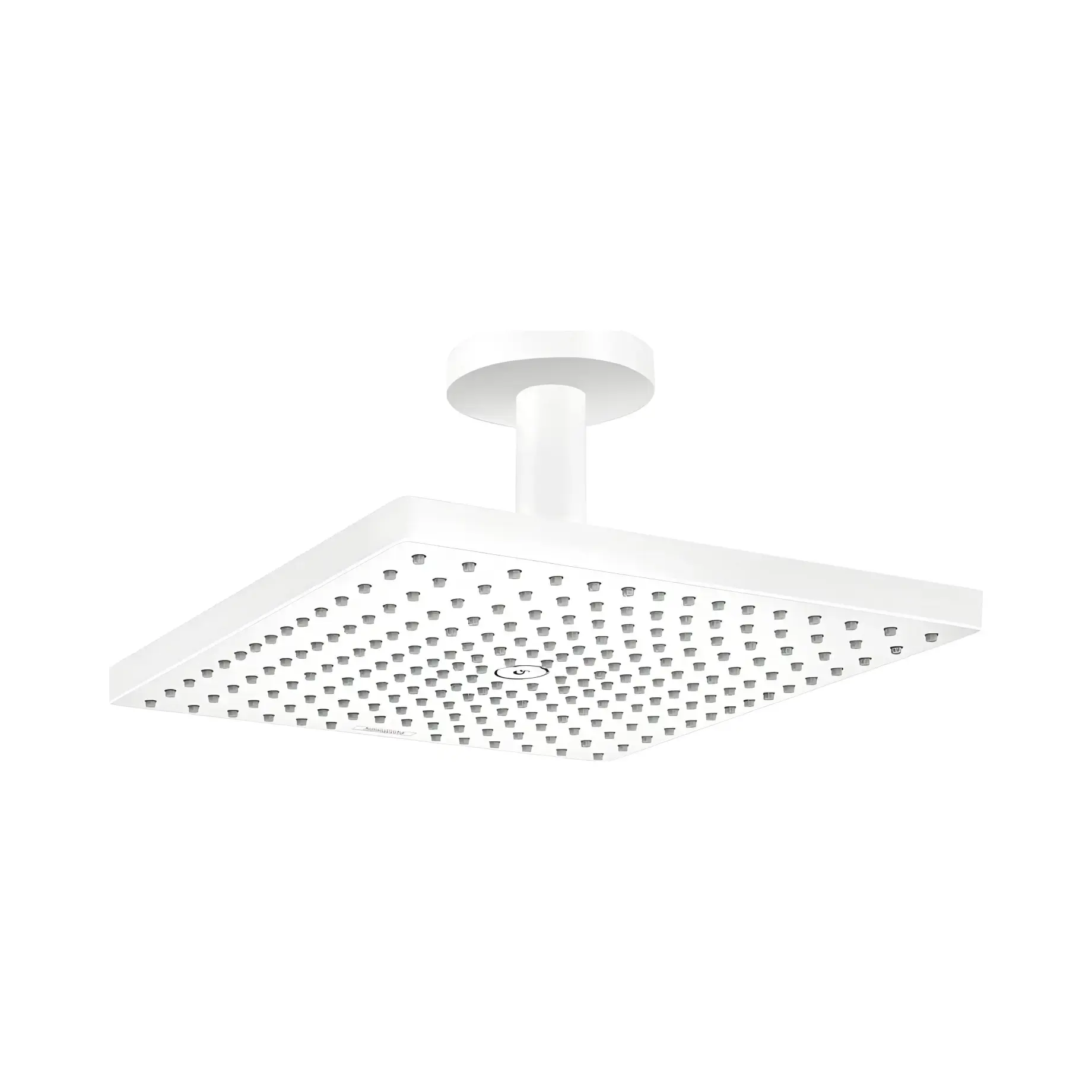 Верхній душ 1jet Raindance E Hansgrohe 26250700 White Matt — вид на білому тлі