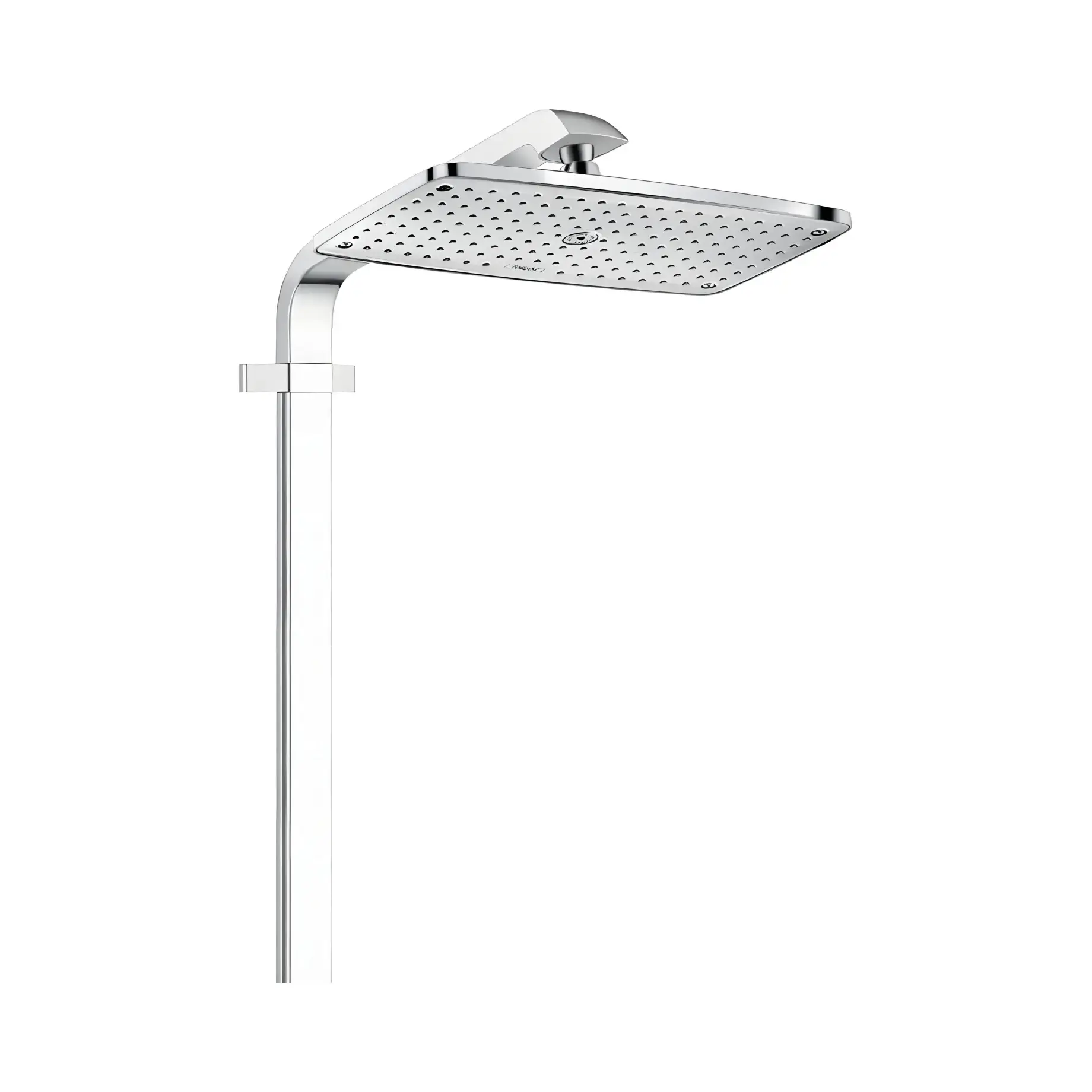 Душова система з термостатом Raindance E Hansgrohe 27288000 Chrome — бічний ракурс