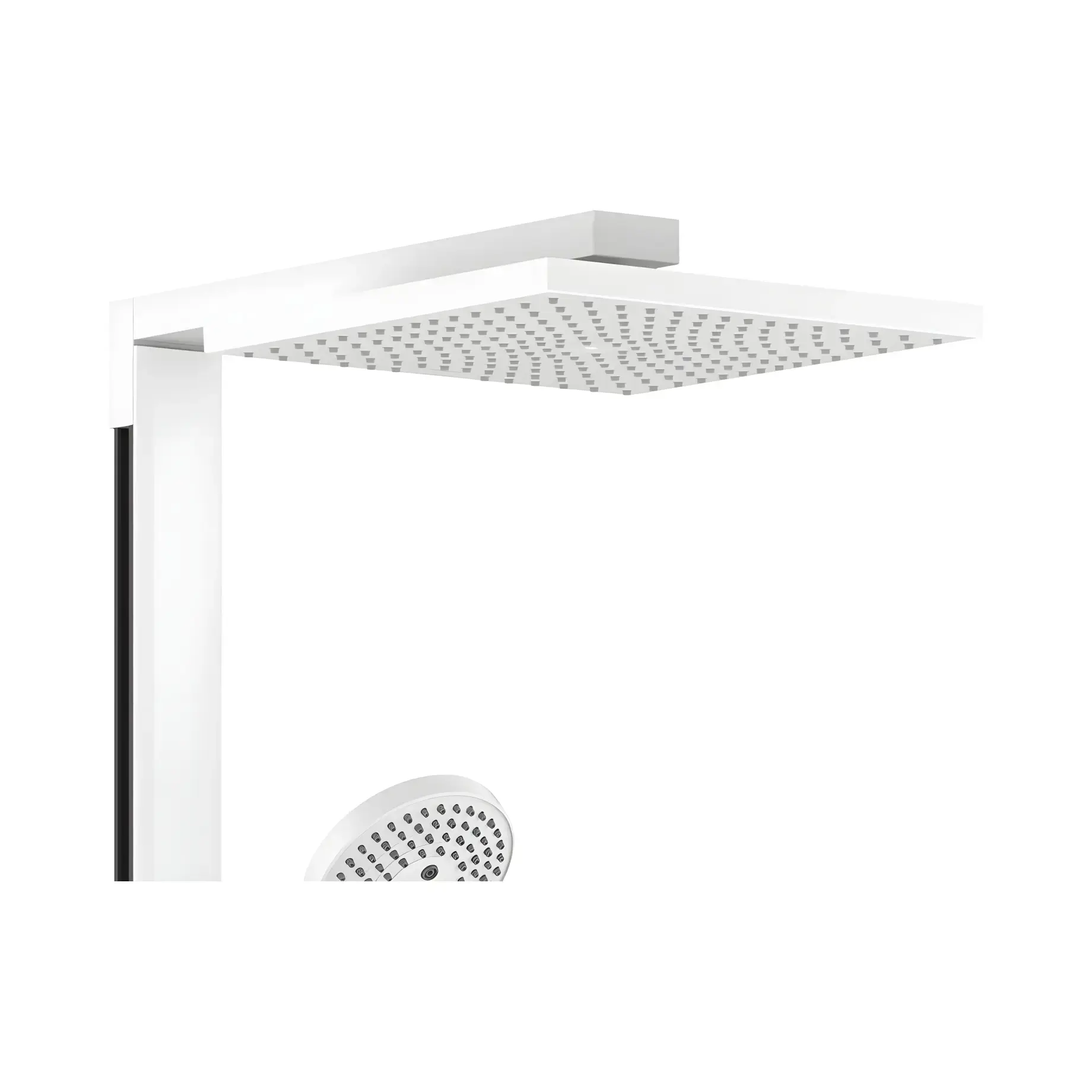 Душова система з термостатом Raindance E Hansgrohe 27362700 White Matt — вид спереду