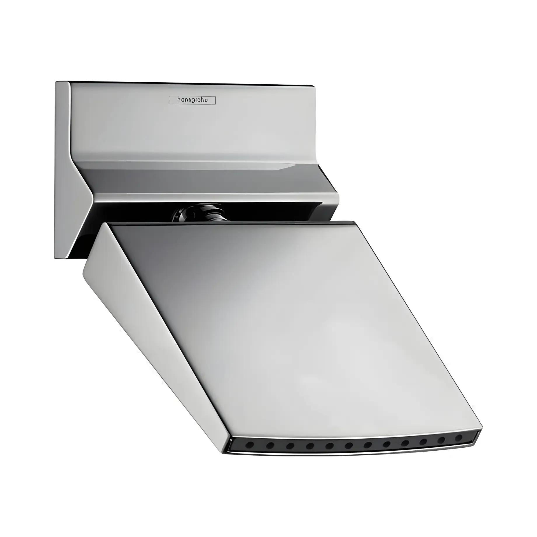 Верхній душ 1jet Raindance Rainfall Hansgrohe 26443000 Chrome 18.4 х 15.3 см — вид на білому тлі