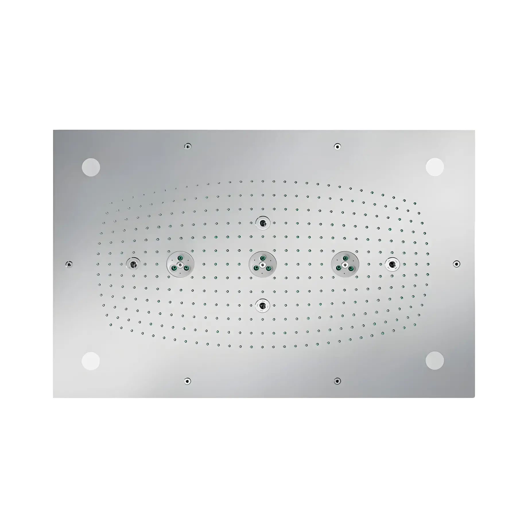 Верхній душ 3jet Raindance Rainmaker Hansgrohe 28418000 — вид на білому тлі