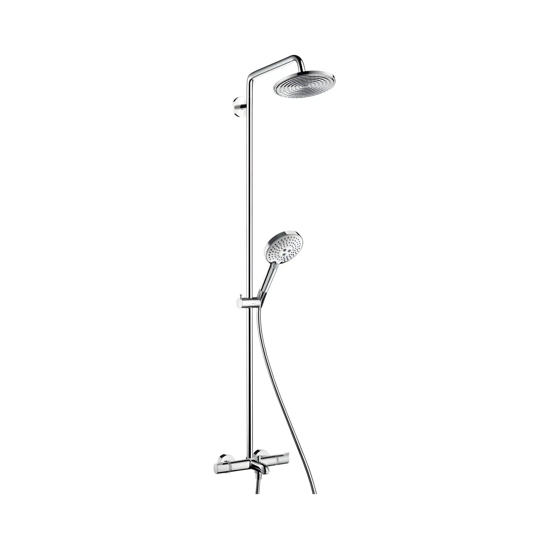 Душова система з термостатом Raindance S Hansgrohe 27117000 — вид спереду