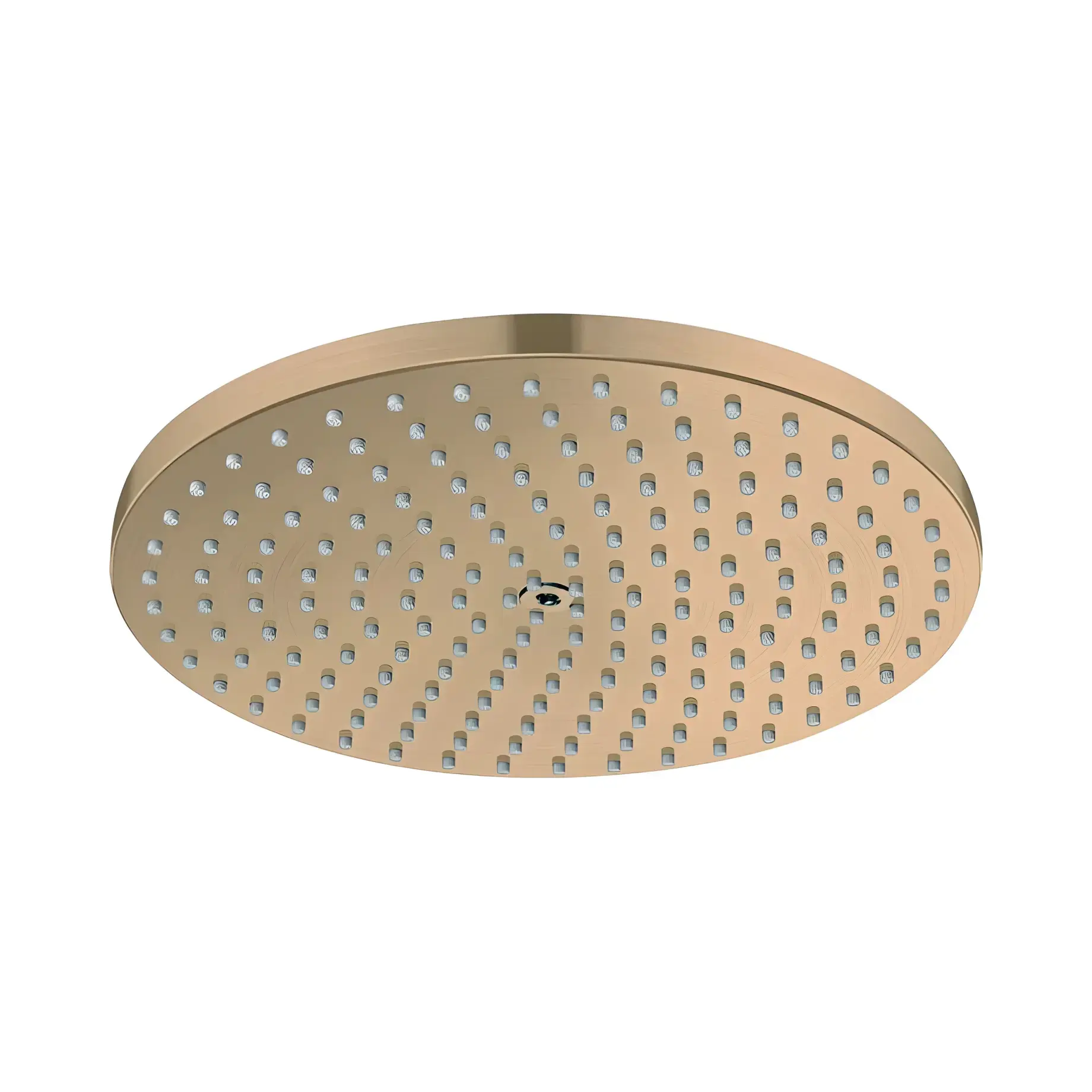 Верхній душ 1jet Raindance S Hansgrohe 27623140 Brushed Bronze 24 х 24 см — вид на білому тлі