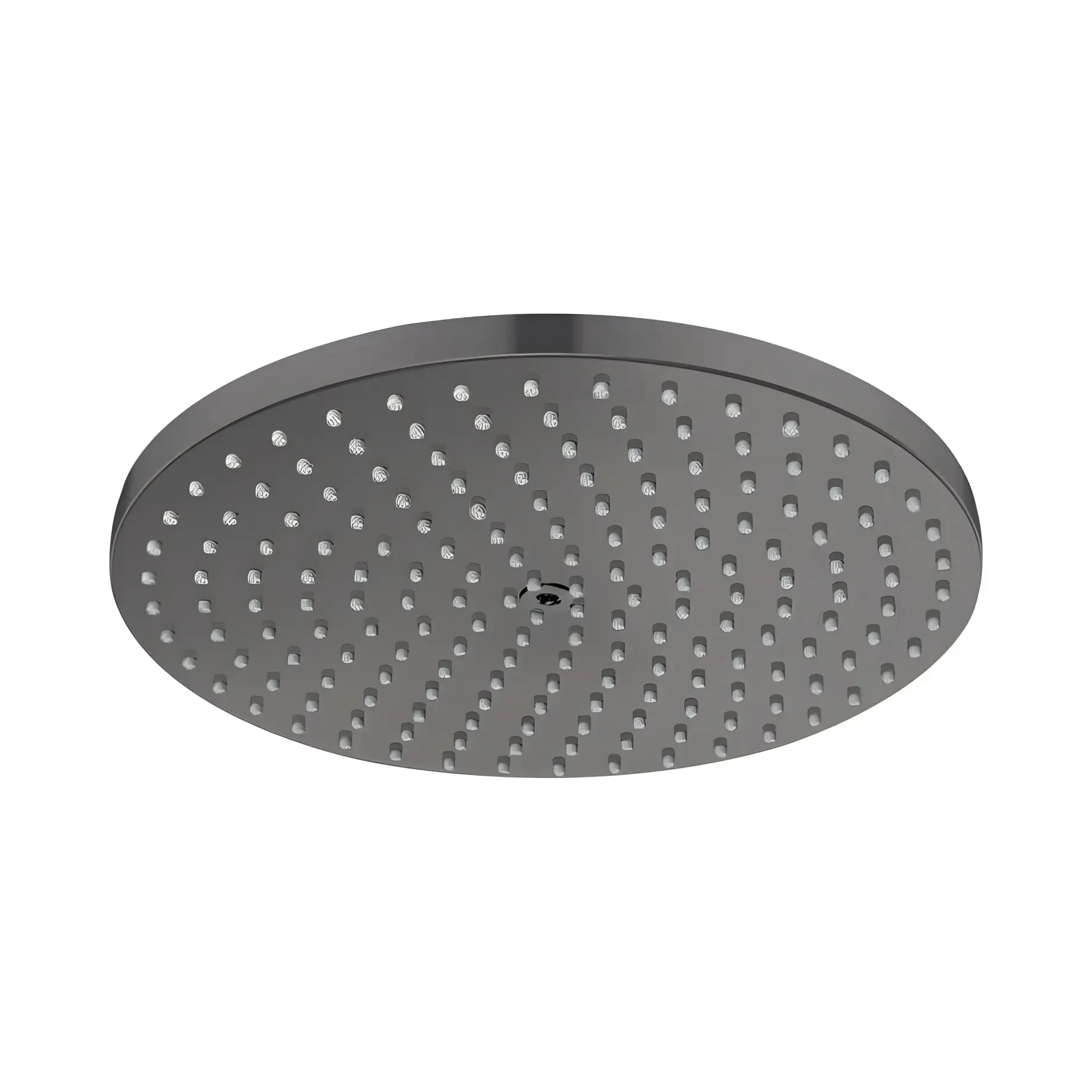 Верхній душ 1jet Raindance S Hansgrohe 28821340 Brushed Black Chrome 24 х 24 см — вид на білому тлі