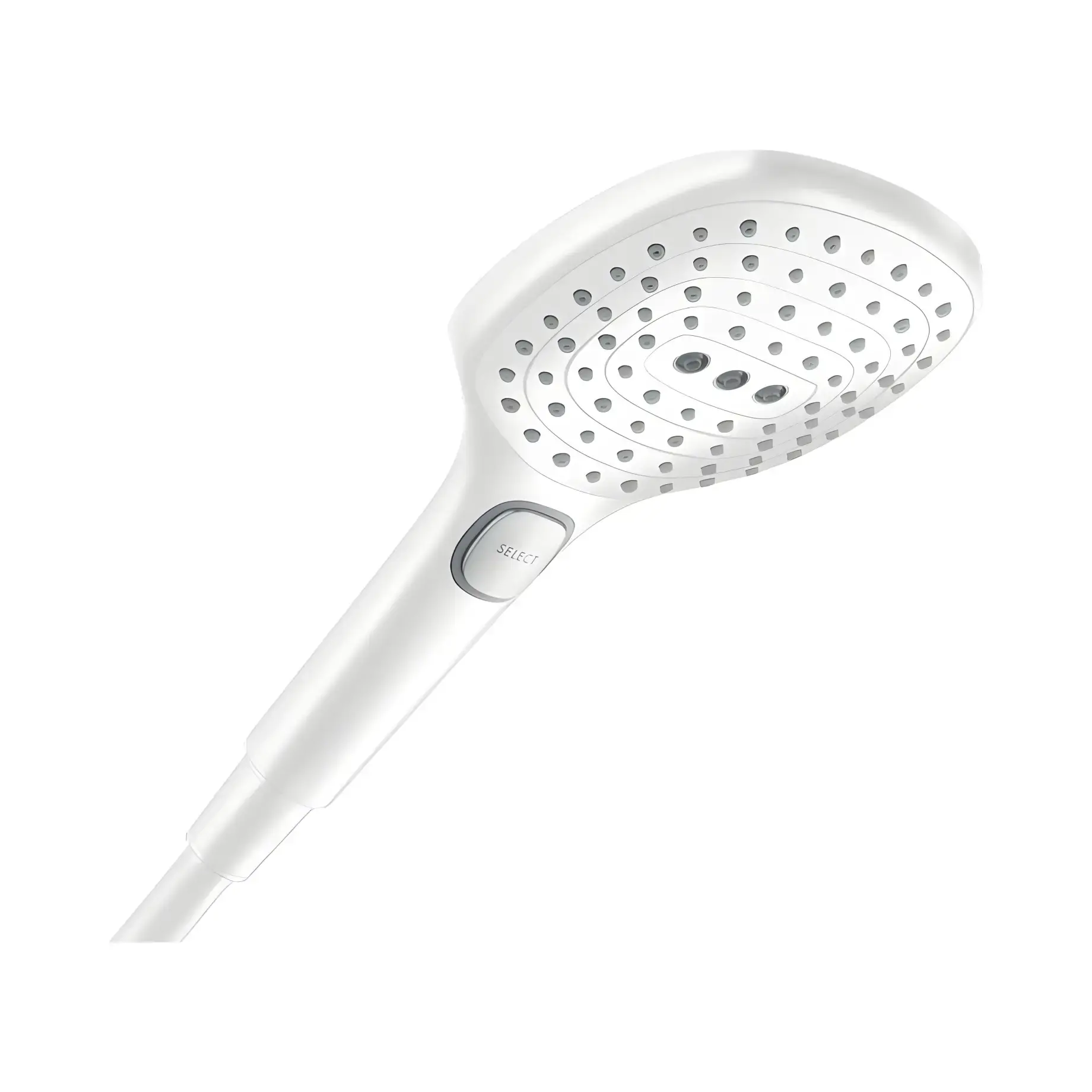 Ручний душ 3jet Raindance Select E Hansgrohe 26520700 White Matt — вид на білому тлі