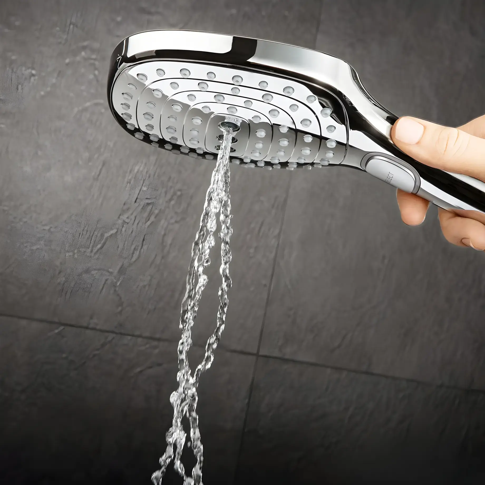 Душова система з термостатом Raindance Select E Hansgrohe 27127000 Chrome — варіант кольору