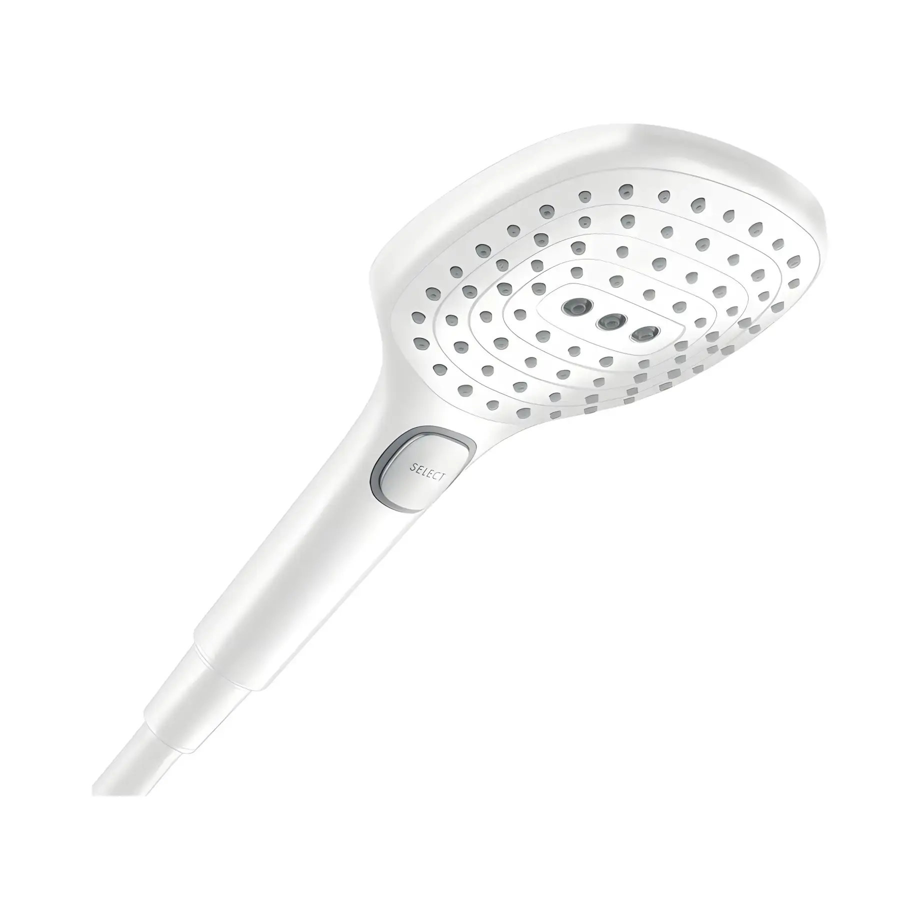 Ручний душ 3jet Raindance Select E Hansgrohe 28729700 White Matt — вид на білому тлі
