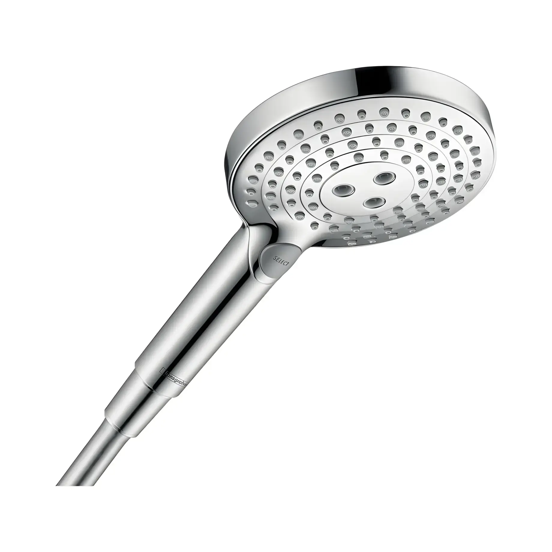 Ручний душ 3jet Raindance Select S Hansgrohe 26516000 Chrome — вид на білому тлі