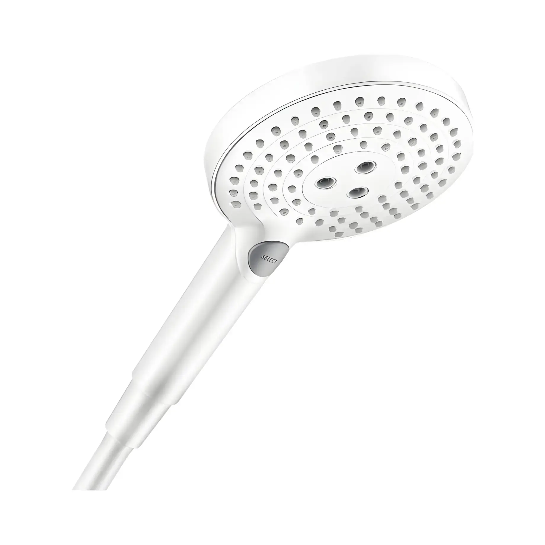 Ручний душ 3jet Raindance Select S Hansgrohe 26531700 White Matt — вид на білому тлі