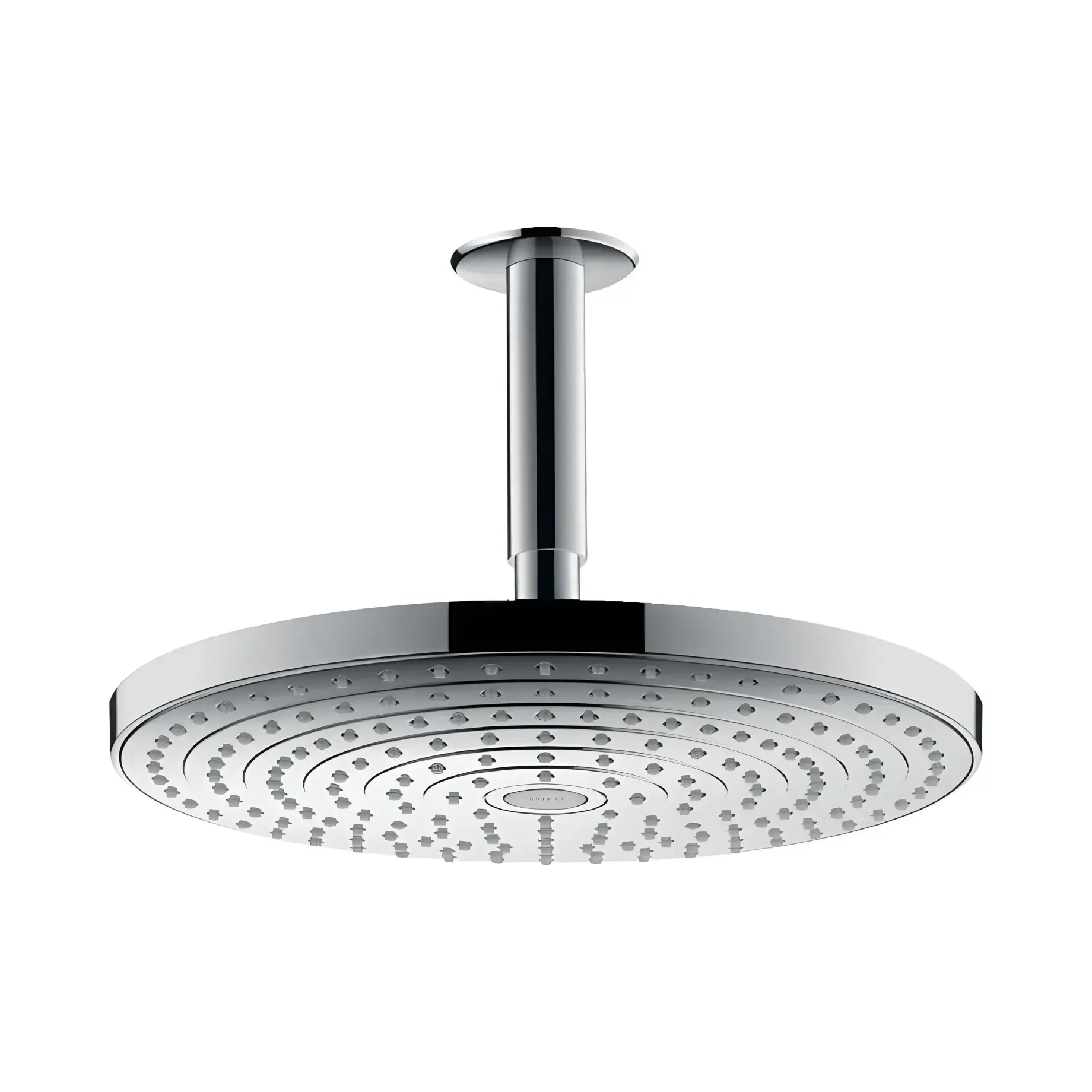 Верхній душ 2jet Raindance Select S Hansgrohe 27337000 Chrome — вид на білому тлі