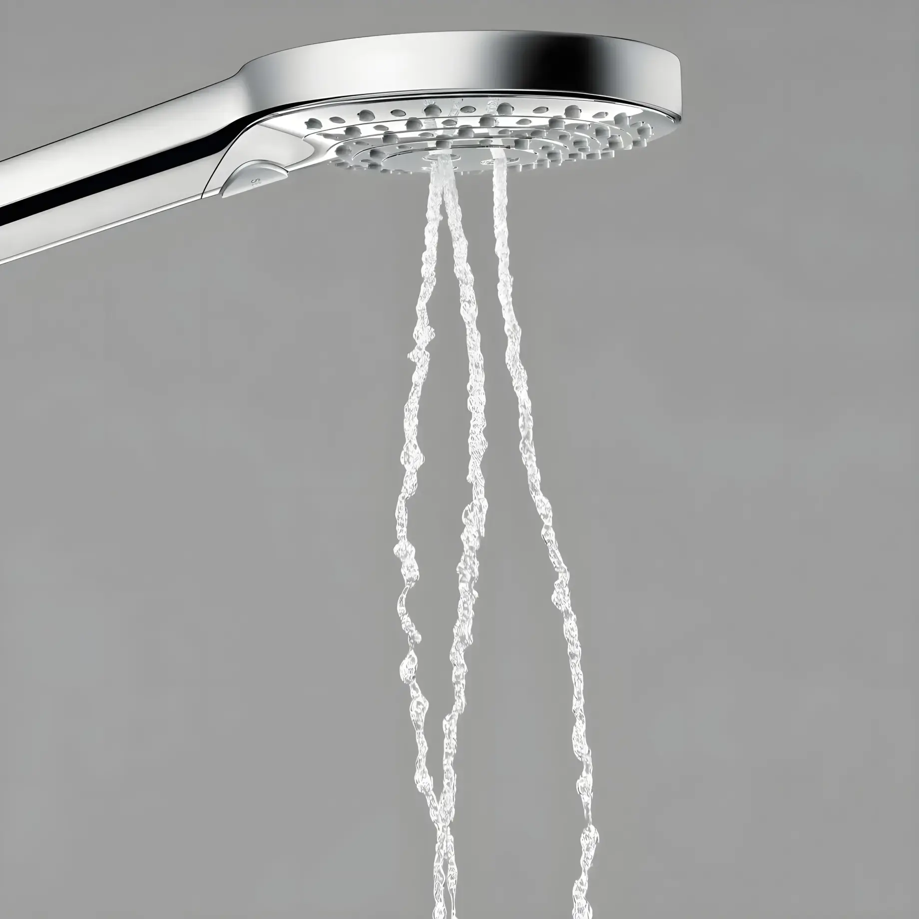 Душова система з термостатом Raindance Select S Hansgrohe 27633000 Chrome — бічний ракурс