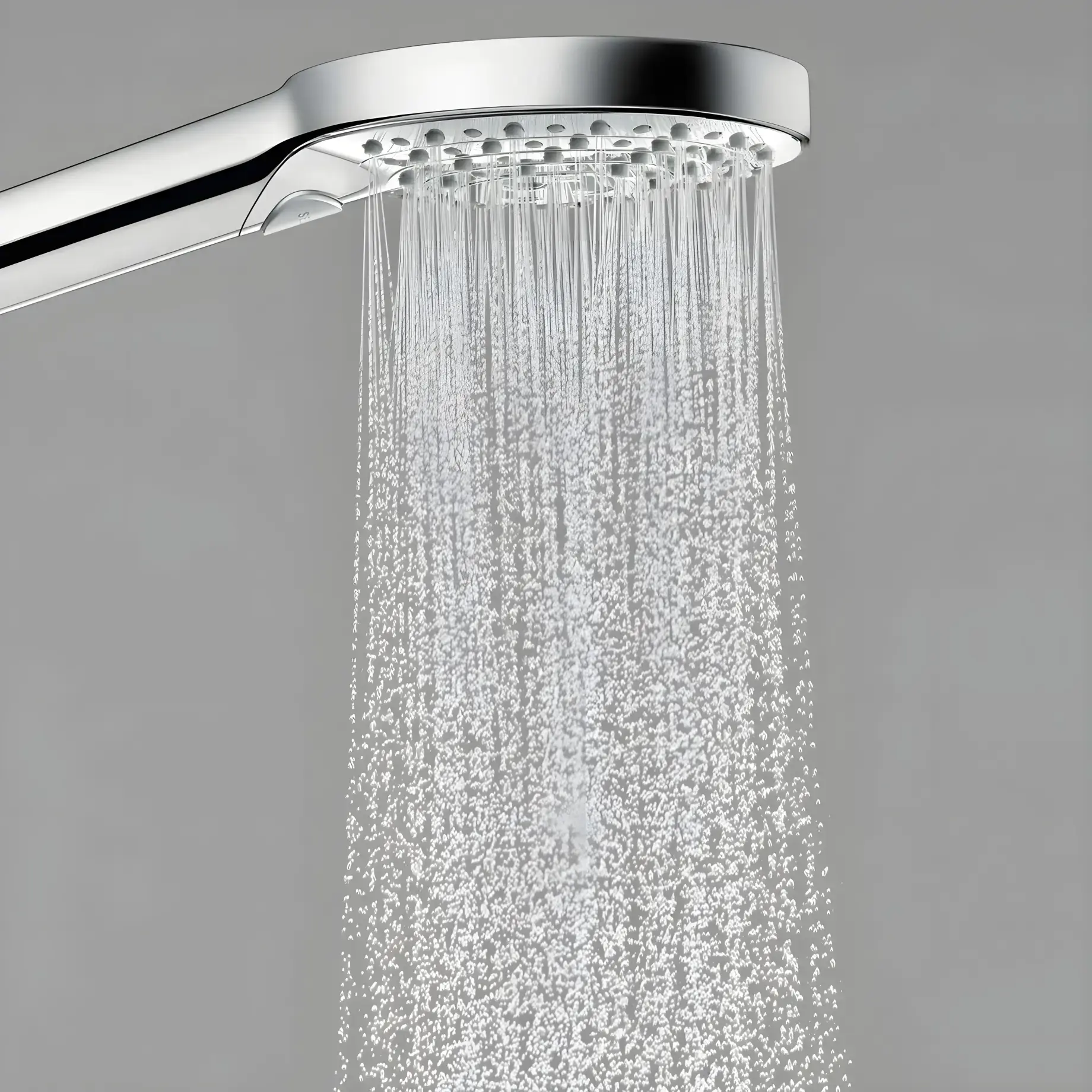 Душова система з термостатом Raindance Select S Hansgrohe 27633000 Chrome — вид ззаду