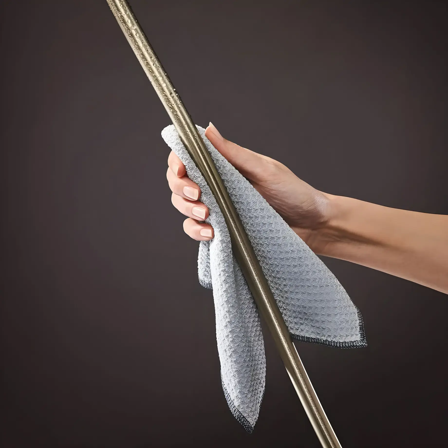 Душова система з термостатом Raindance Select S Hansgrohe 27633140 Brushed Bronze — деталь крупним планом
