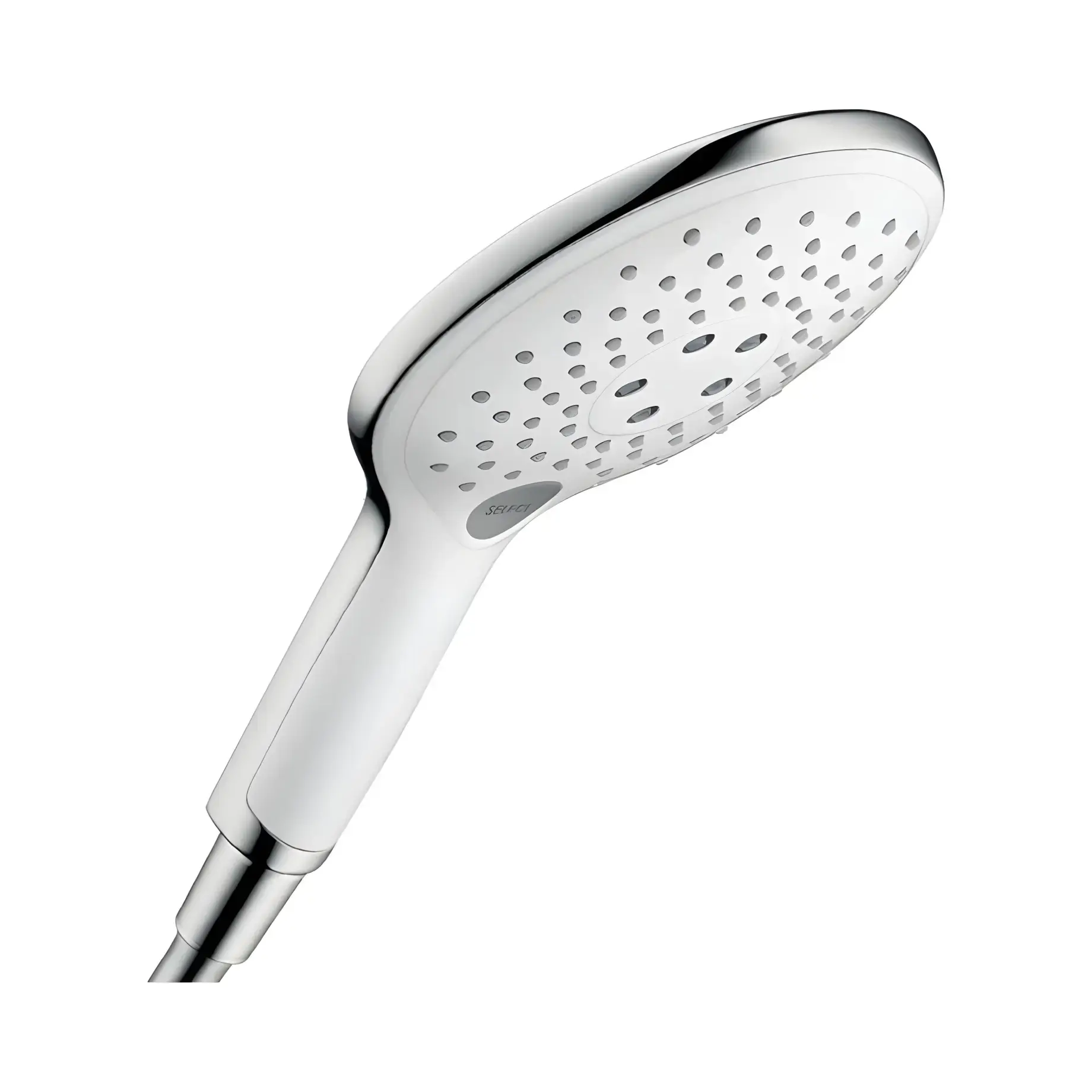 Ручний душ 3jet Raindance Select S Hansgrohe 28588400 White / Chrome — вид на білому тлі