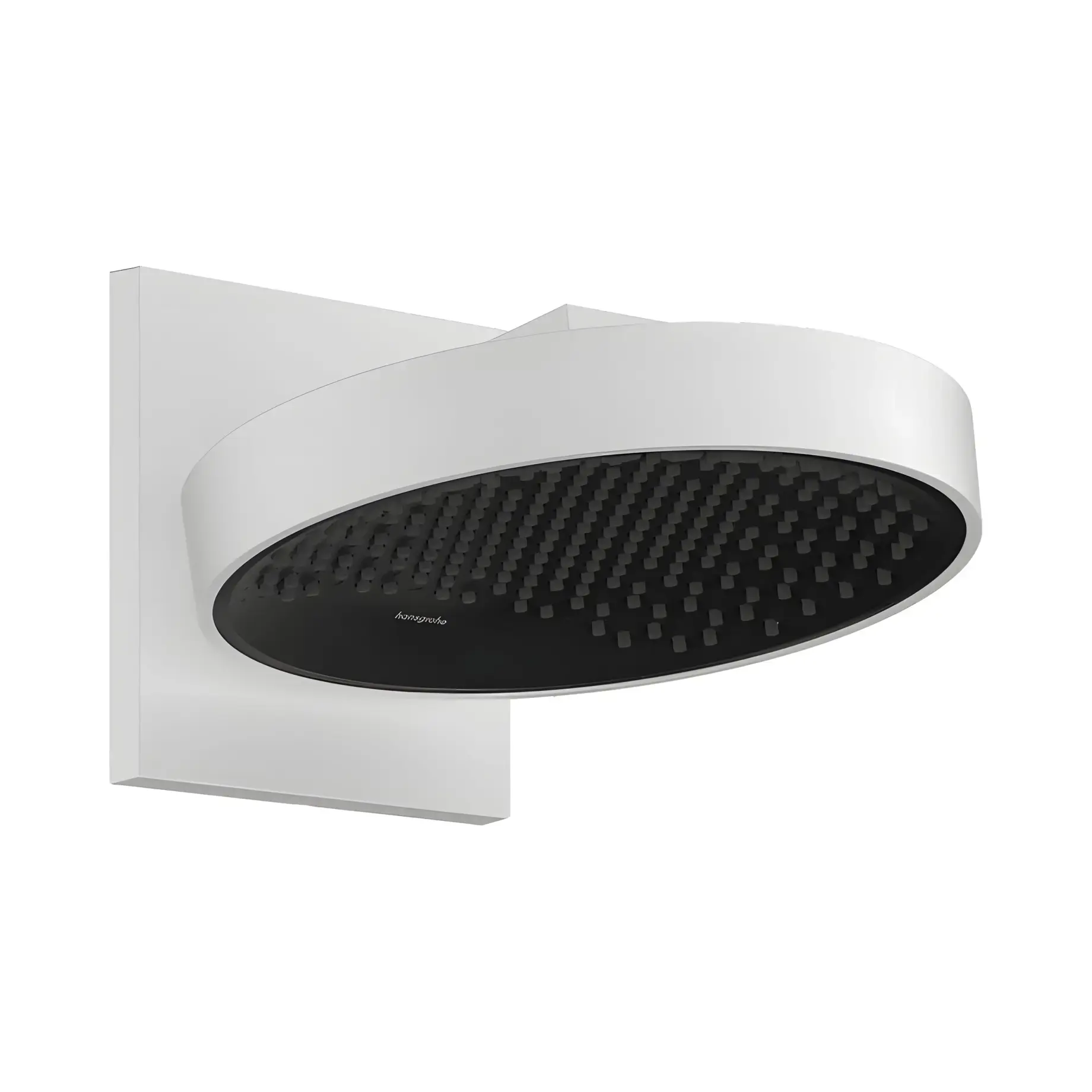 Верхній душ 1jet Rainfinity Hansgrohe 26226700 White Matt — вид на білому тлі