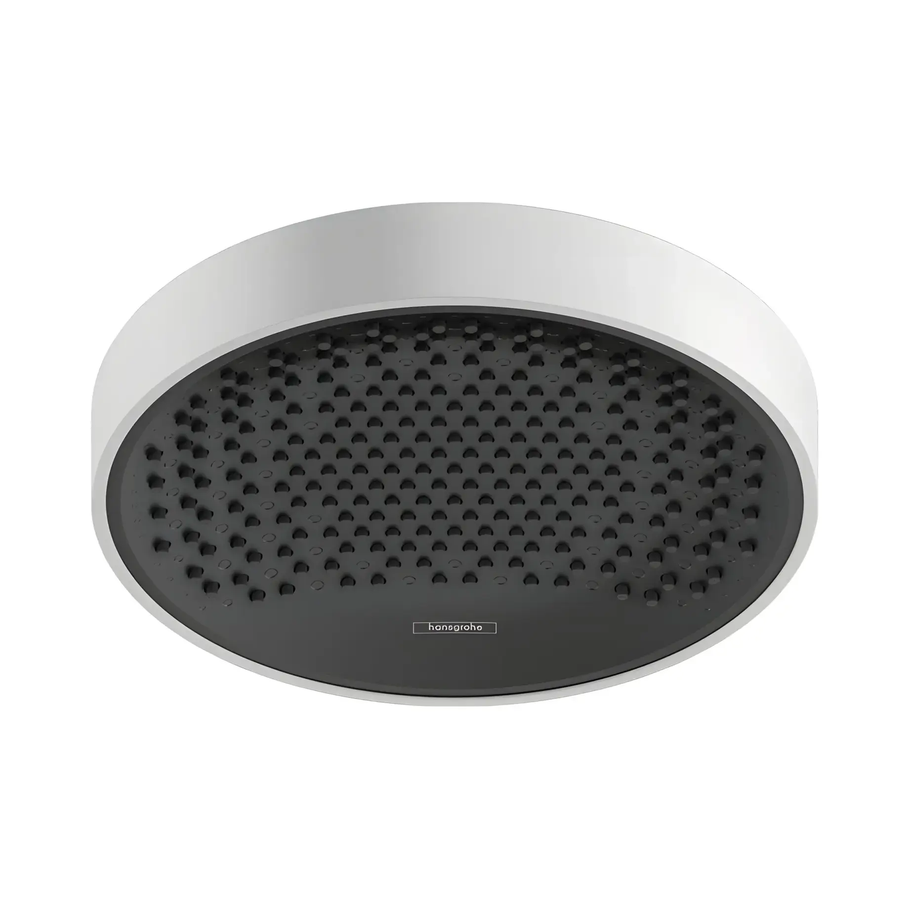 Верхній душ 1jet Rainfinity Hansgrohe 26228700 White Matt — вид на білому тлі