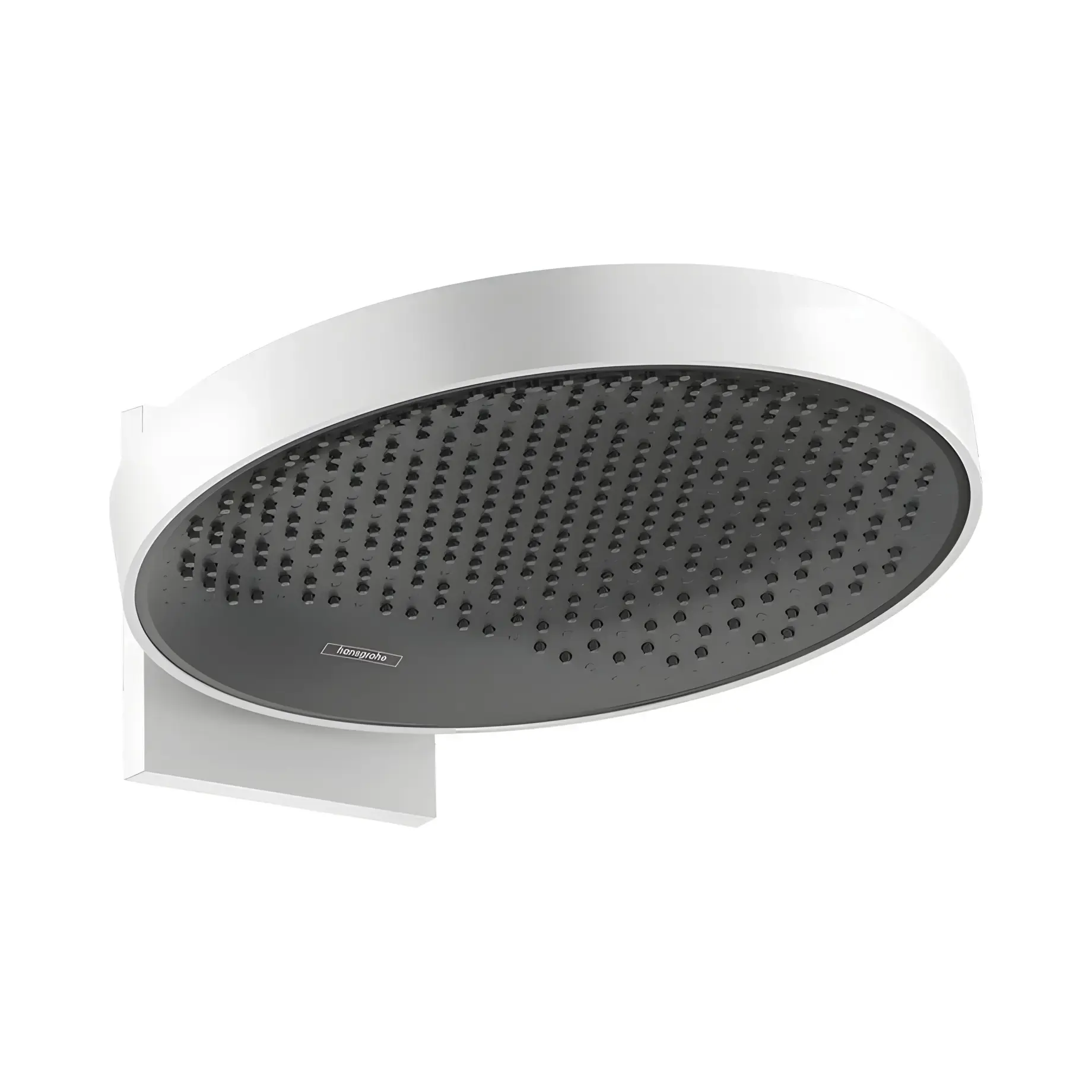 Верхній душ 1jet Rainfinity Hansgrohe 26230700 White Matt — вид на білому тлі