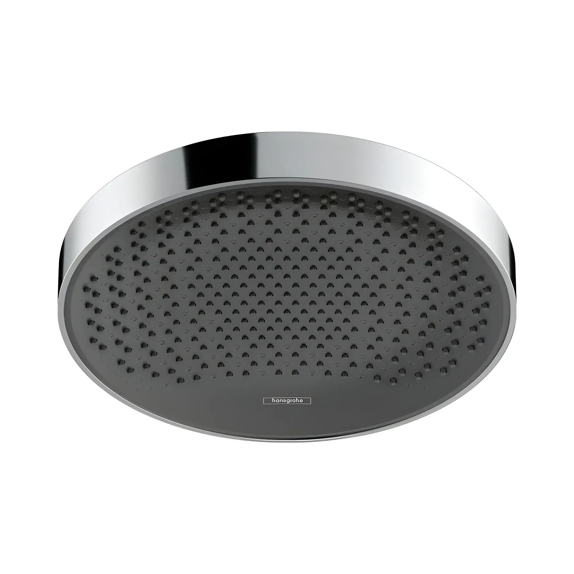 Верхній душ 1jet Rainfinity Hansgrohe 26231000 Chrome 36 х 36 см — вид на білому тлі