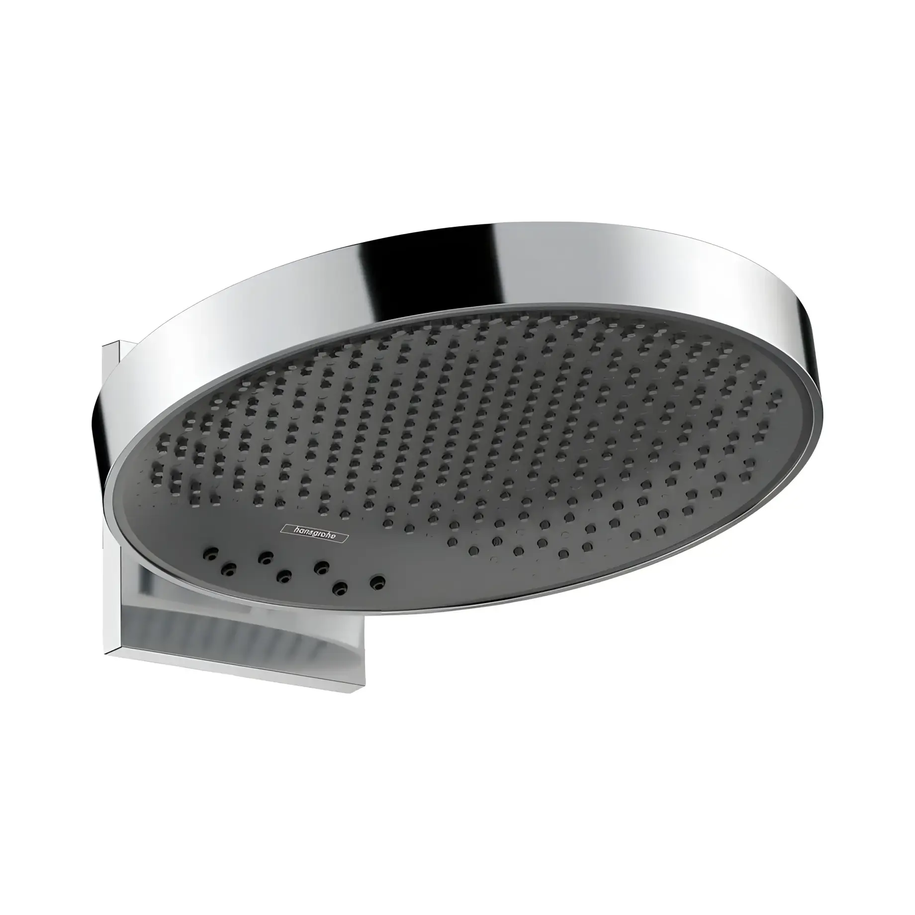Верхній душ 3jet Rainfinity Hansgrohe 26234000 Chrome — вид на білому тлі