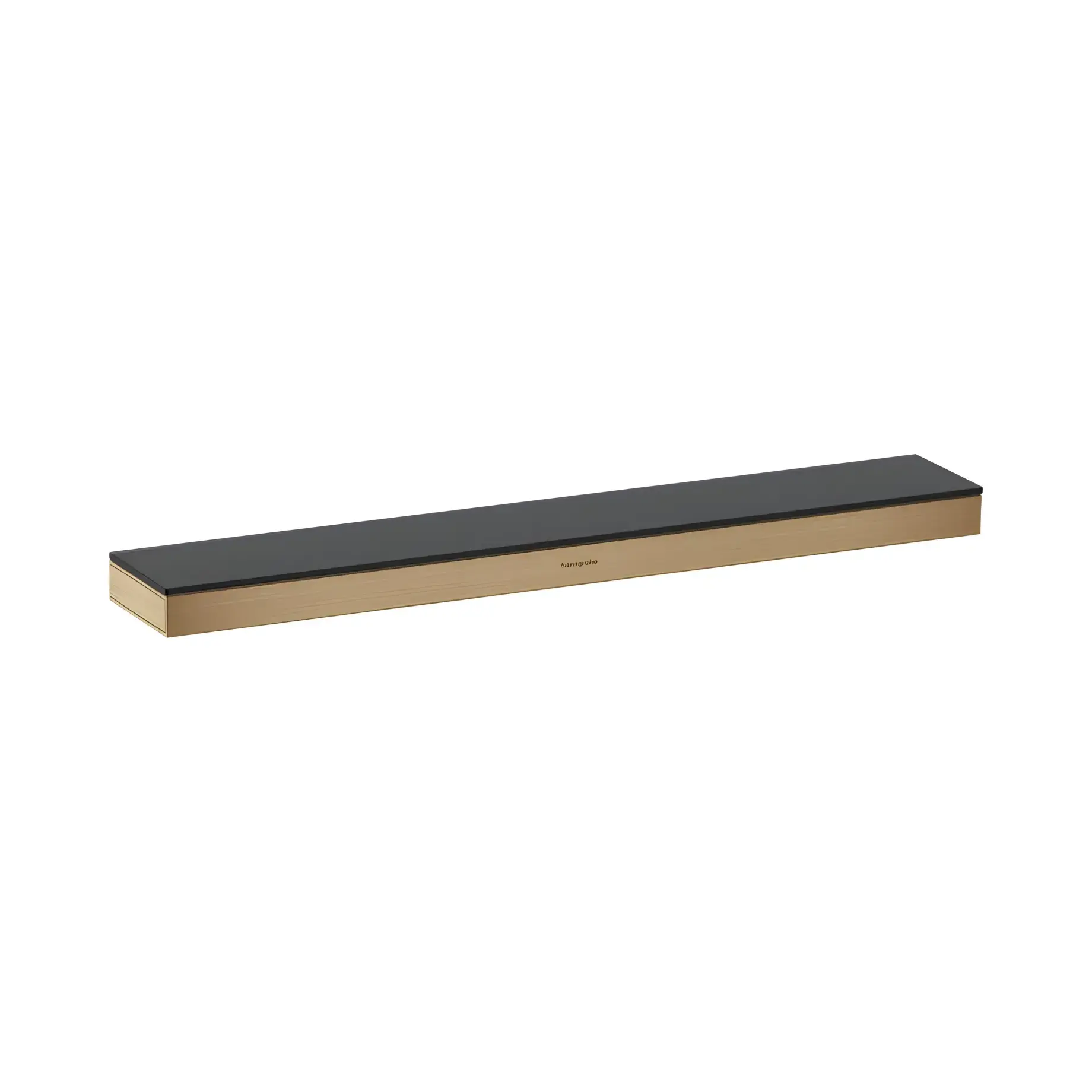Полиця Rainfinity Hansgrohe 26844140 Brushed Bronze — вид на білому тлі